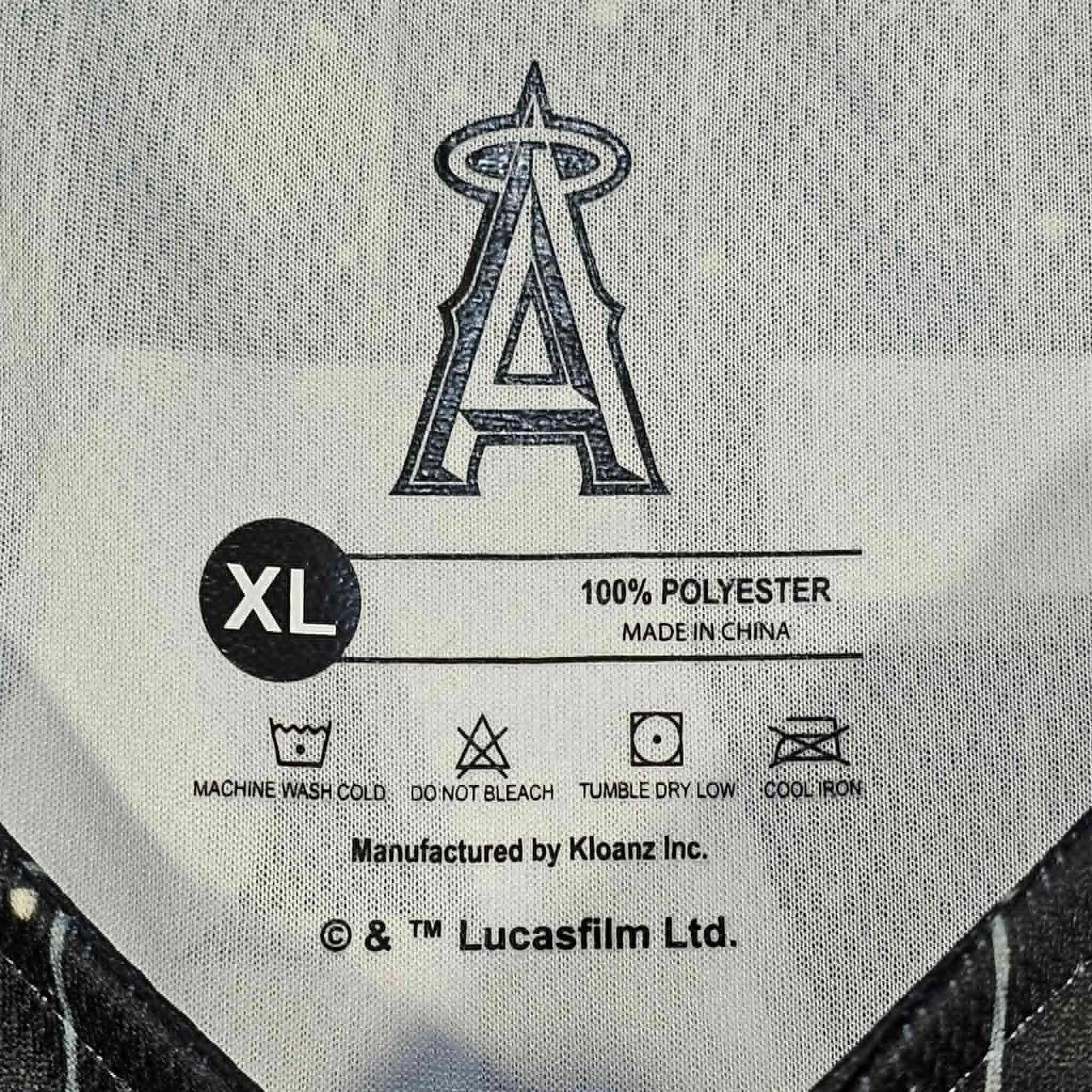 Star Wars Los Angeles Angels Star Wars Mandalorian and Grogu Jersey Size US XL / EU 56 / 4 - 4 Thumbnail
