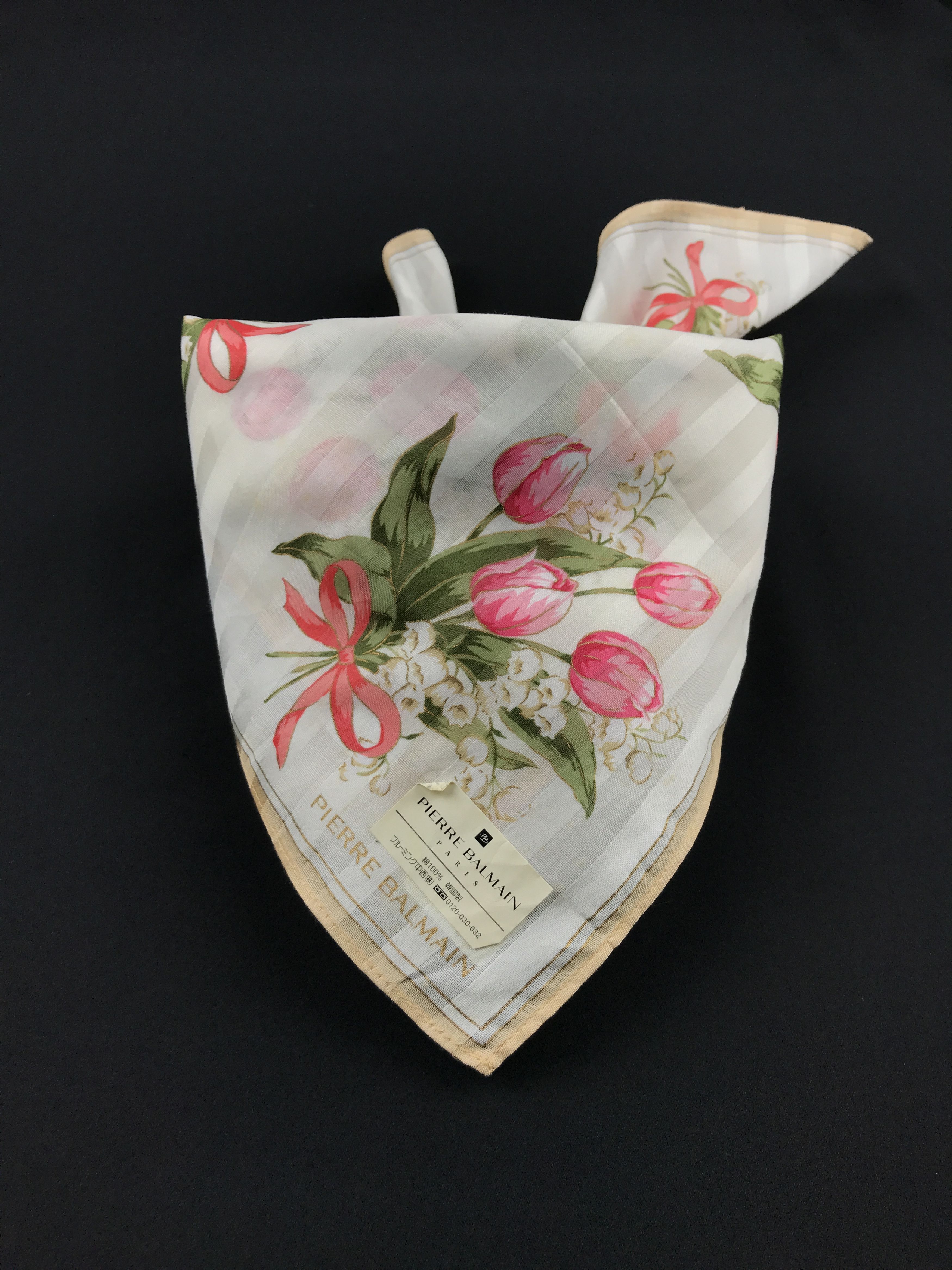 Designer × Pierre Balmain × Vintage Vintage Pierre Balmain Bandana Neckerchief Handkerchief Size ONE SIZE - 3 Thumbnail