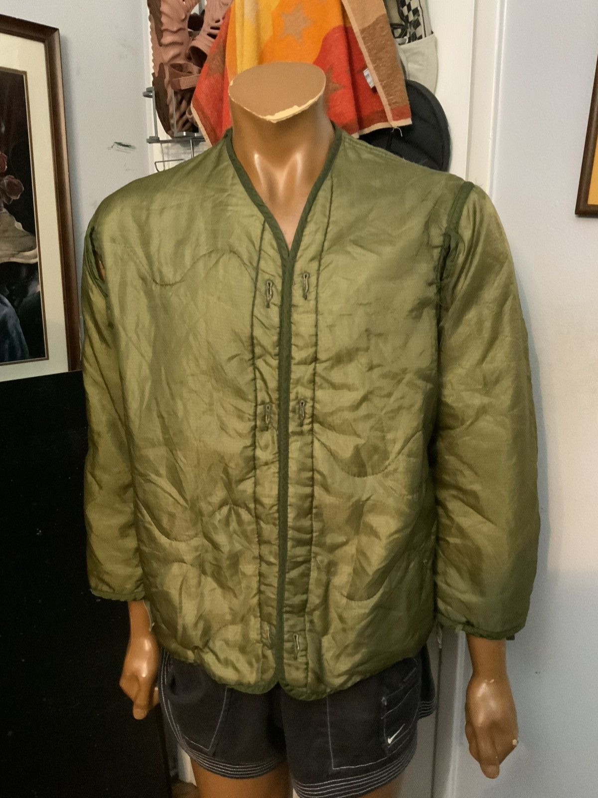 Vintage Vintage U.S. Military M-65 Field Quilted Cold Liner Jacket Size US S / EU 44-46 / 1 - 7 Thumbnail