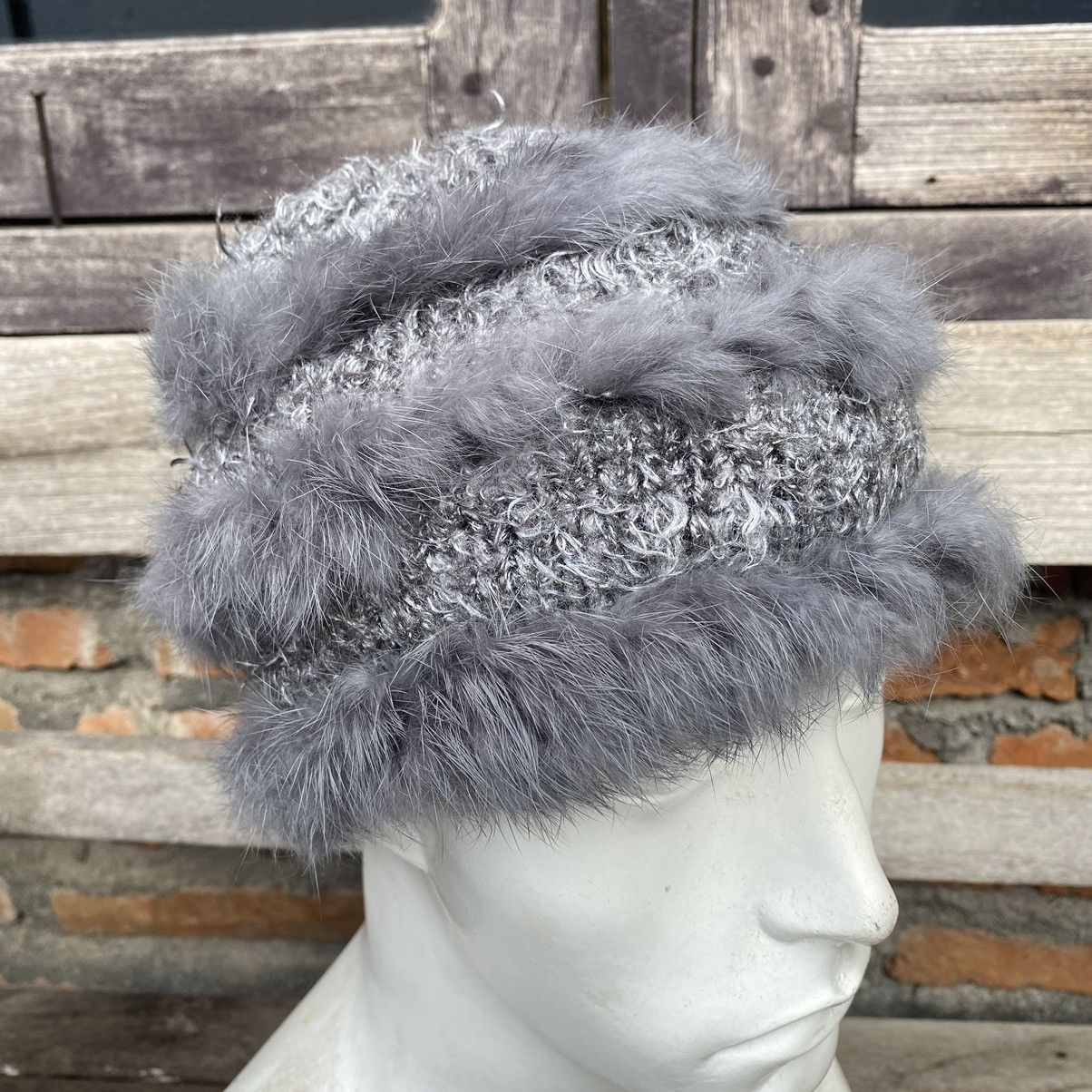Japanese Brand FUR FAUX UNIQUE JAPAN BEANIE HATS Size ONE SIZE - 1 Thumbnail