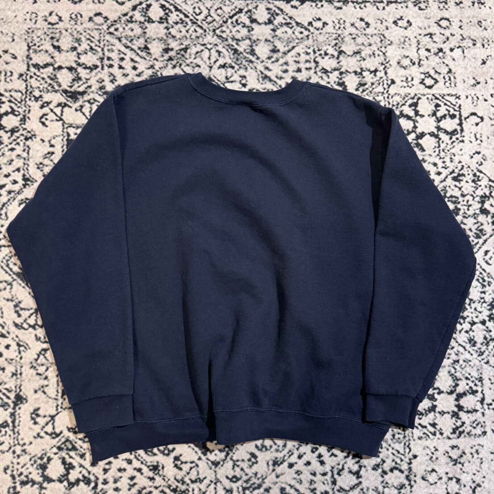 Gildan × Vintage Vintage Gildan Navy Cotton Crewneck Size L Y2K 90s Horse Size US L / EU 52-54 / 3 - 9 Thumbnail