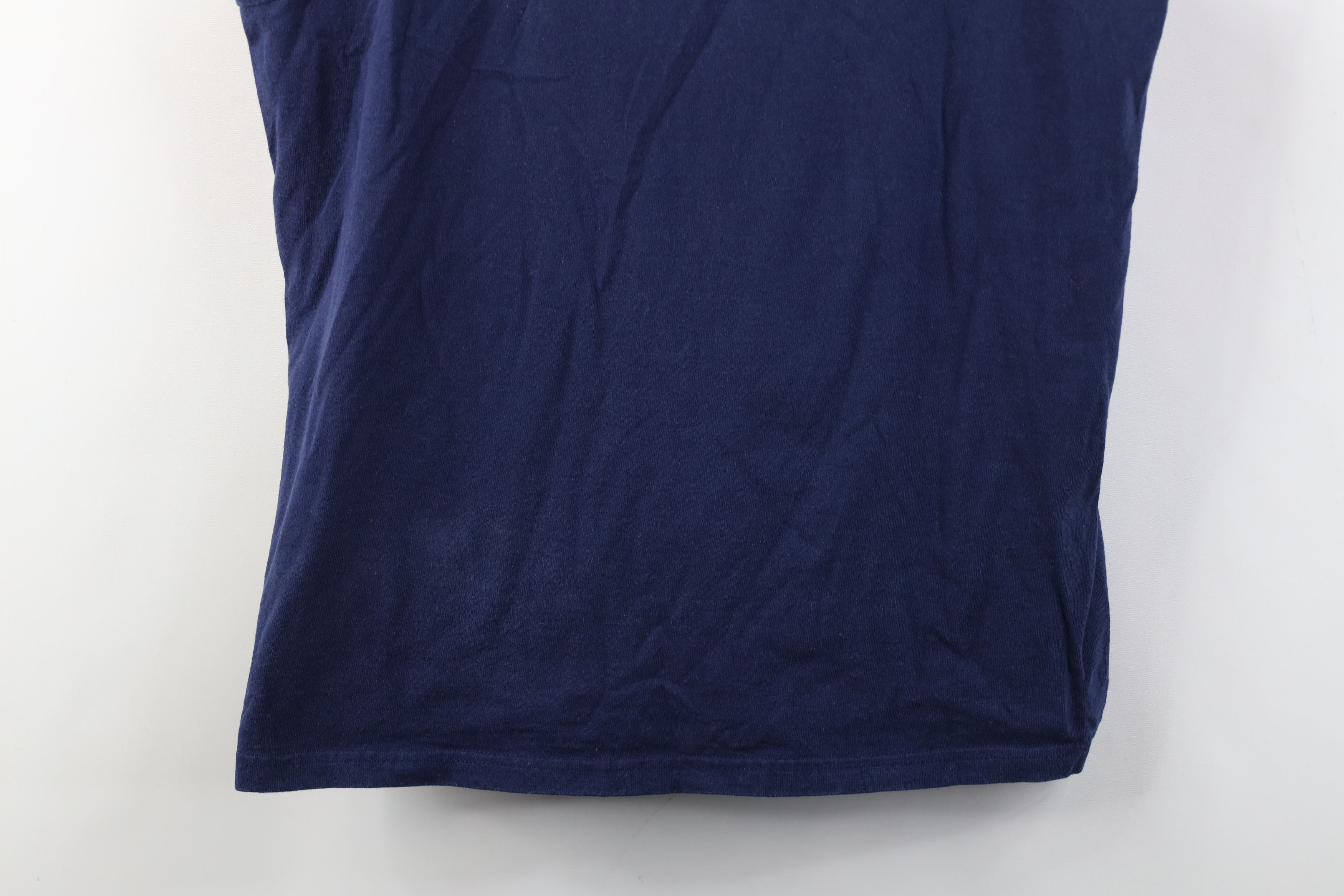 Vintage Vintage 90s Streetwear Blank Tank Top T-Shirt Navy Blue Size US M / EU 48-50 / 2 - 3 Thumbnail