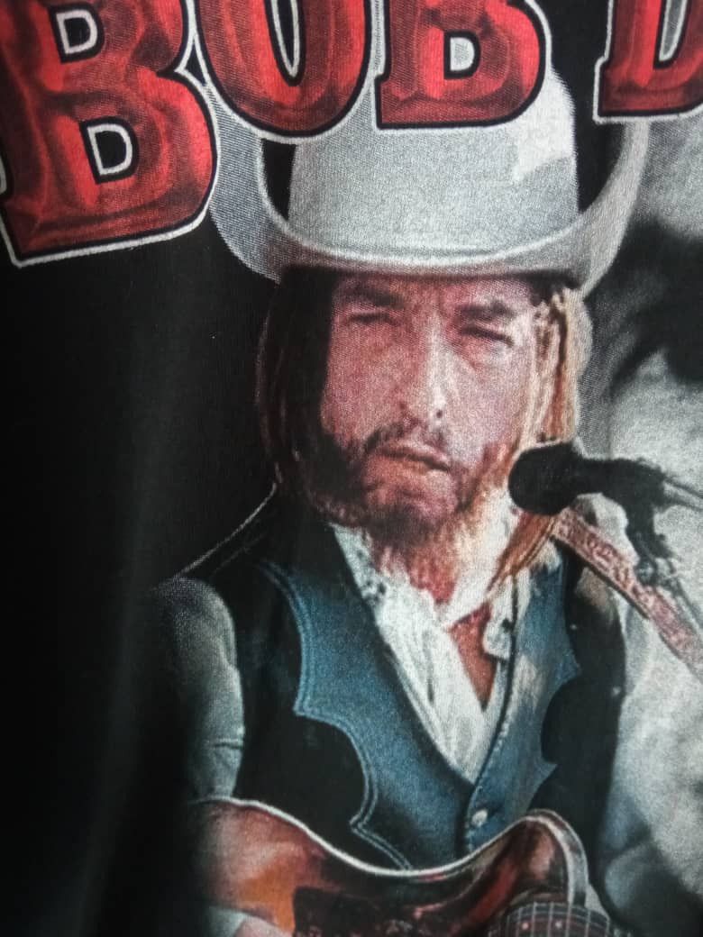Band Tees Bob Dylan 2004 Fall Tour Vintage T shirt Size US L / EU 52-54 / 3 - 4 Thumbnail
