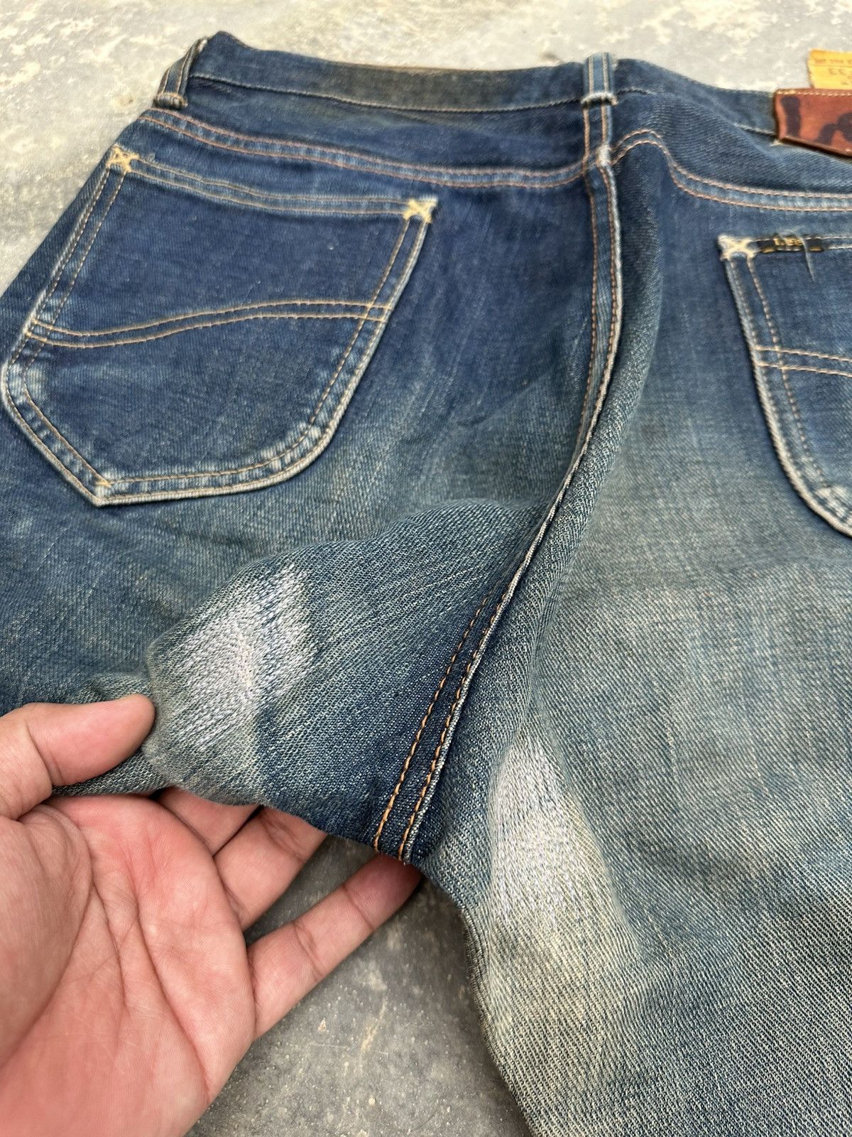 Lee Vintage Lee Lot 101 B Selvedge Denim Pant Size US 31 - 7 Thumbnail
