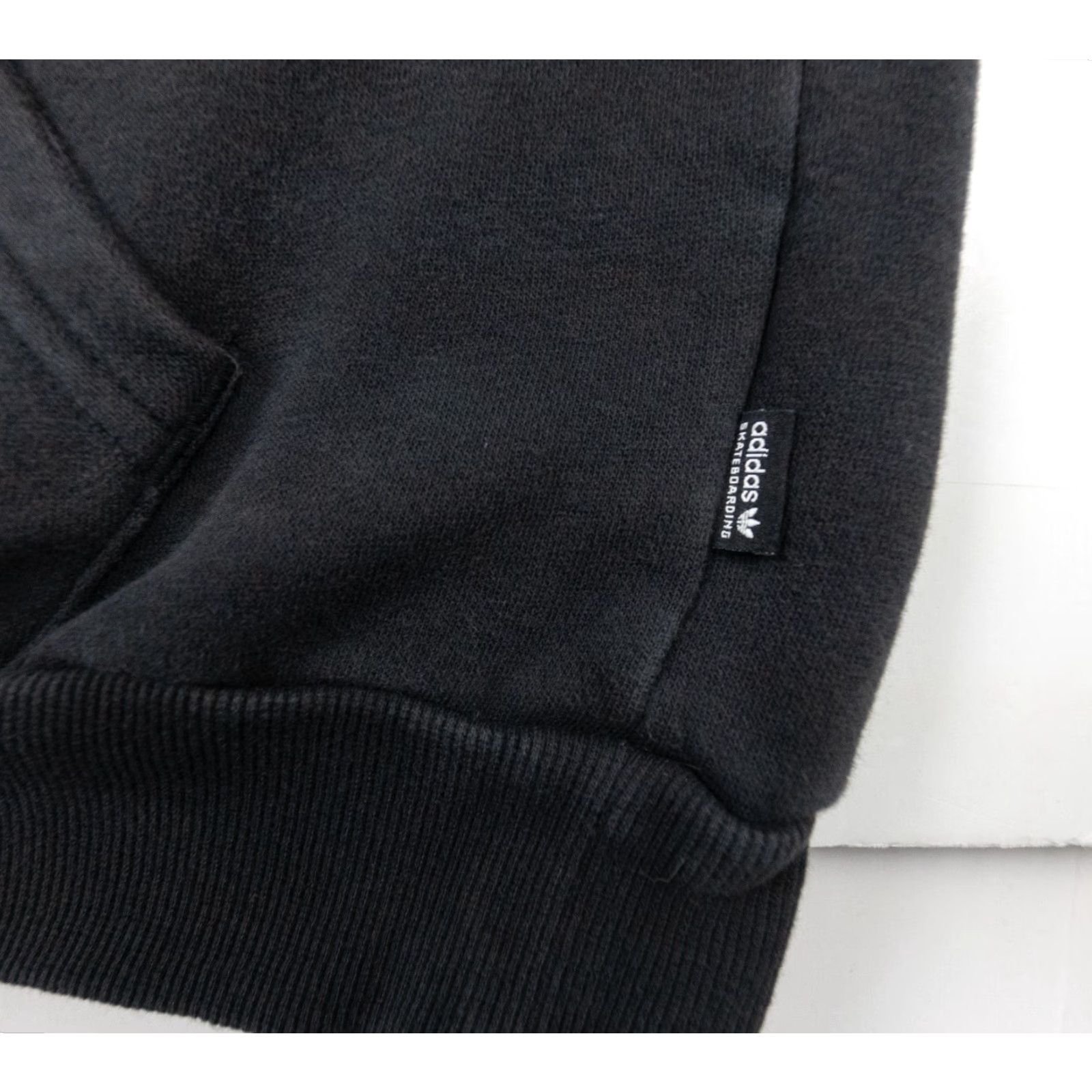 Adidas Adidas Hoodie Men’s Small Black Trefoil Logo Pullover Sweatshirt Adult Regular Fit Size US S / EU 44-46 / 1 - 4 Thumbnail