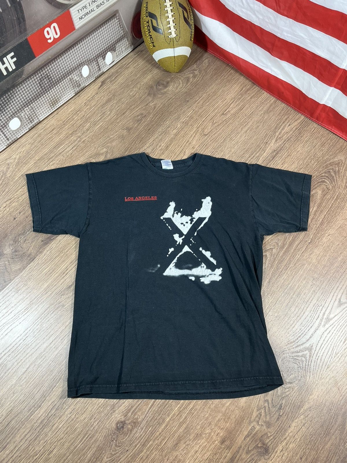 Band Tees Double Graphics ‘X’ Punk Band ‘Los Angeles’ Album Cover Size US L / EU 52-54 / 3 - 1 Thumbnail