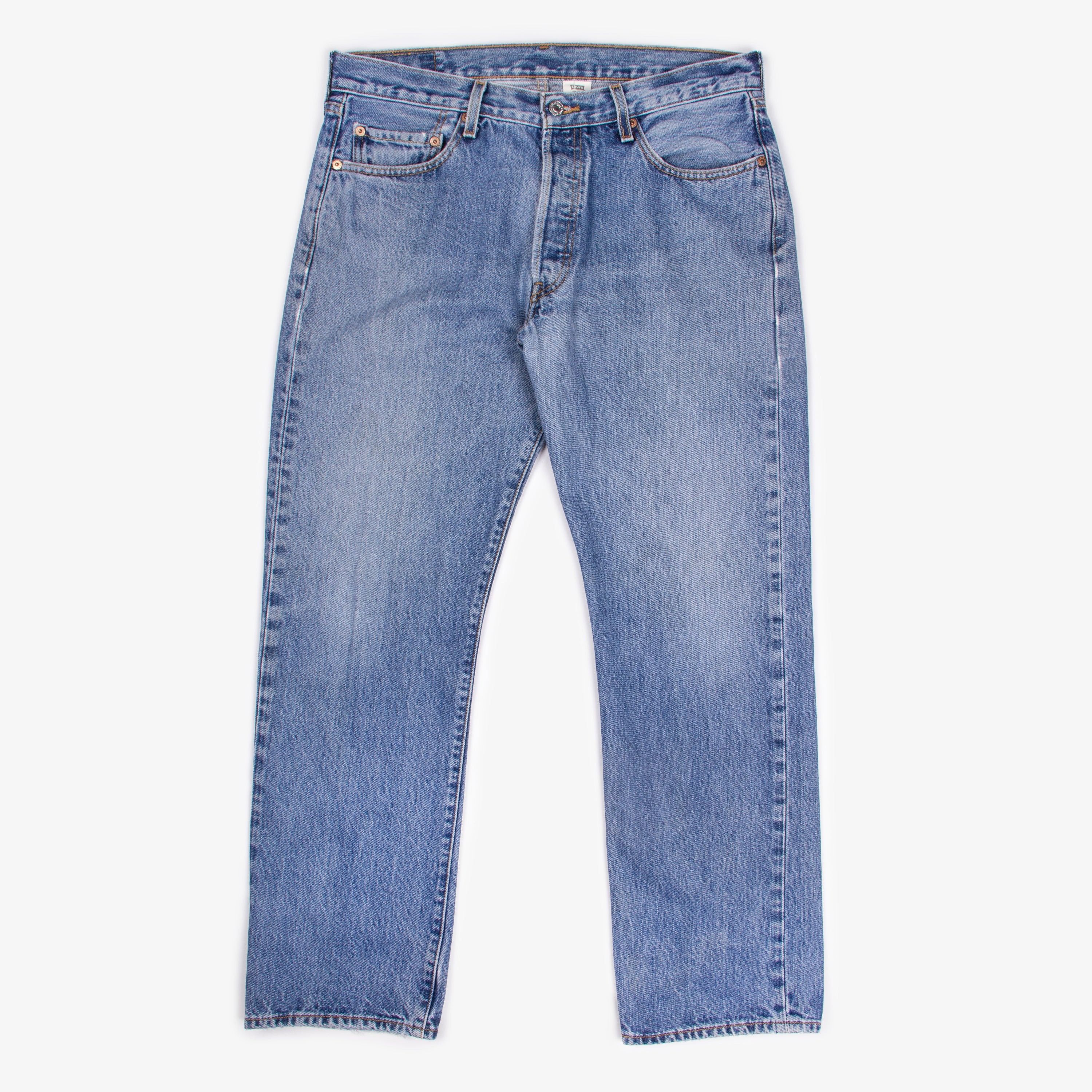 Levi's × Levi's Vintage Clothing × Vintage LEVIS BLUE WASH 501 Size US 34 / EU 50 - 2 Thumbnail