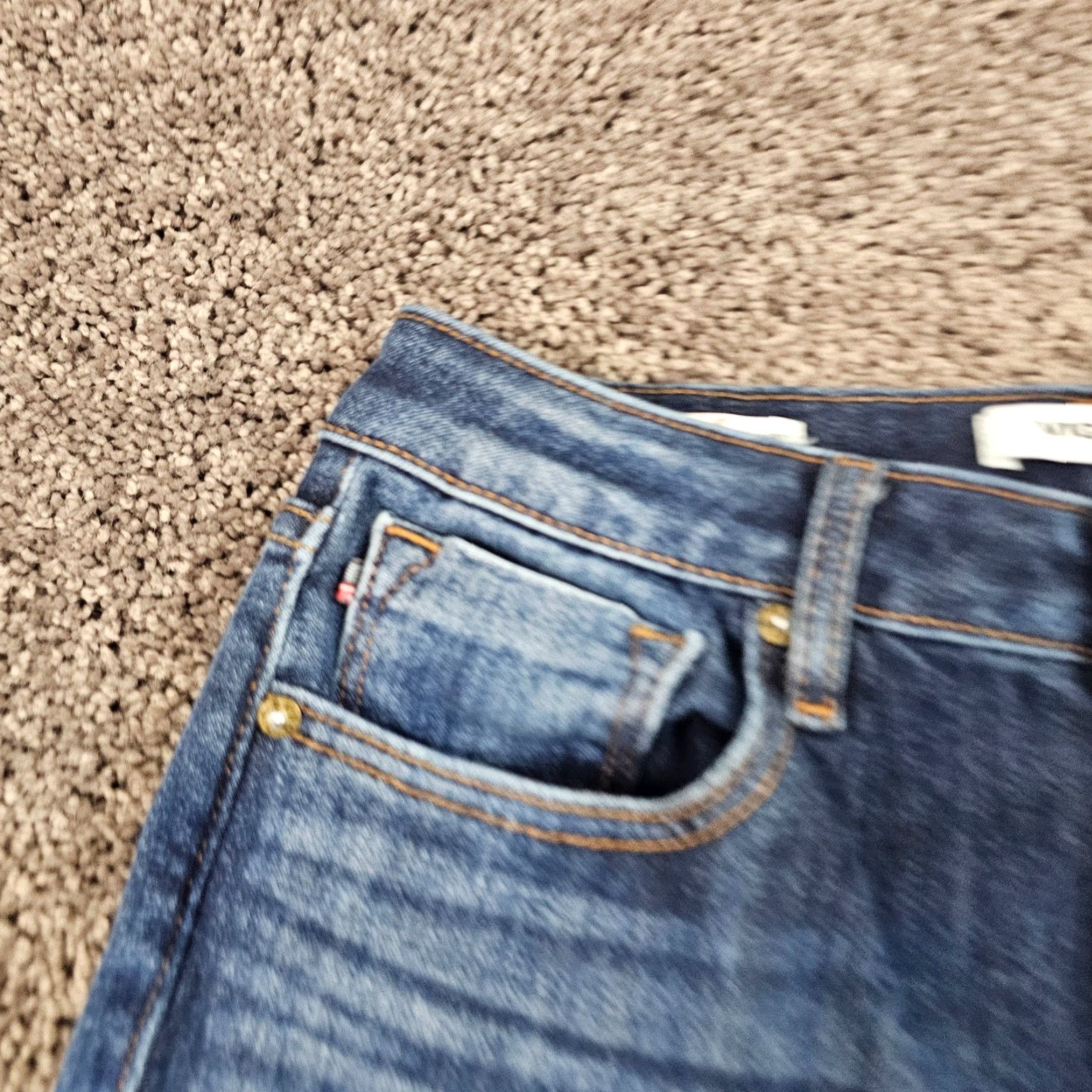 Vintage VINTAGE VIGOSS Jeans Womens 28 Mid Rise Straight Stretch Blue Denim 25x31 Regular Size 25" / US 0 / IT 36 - 3 Thumbnail