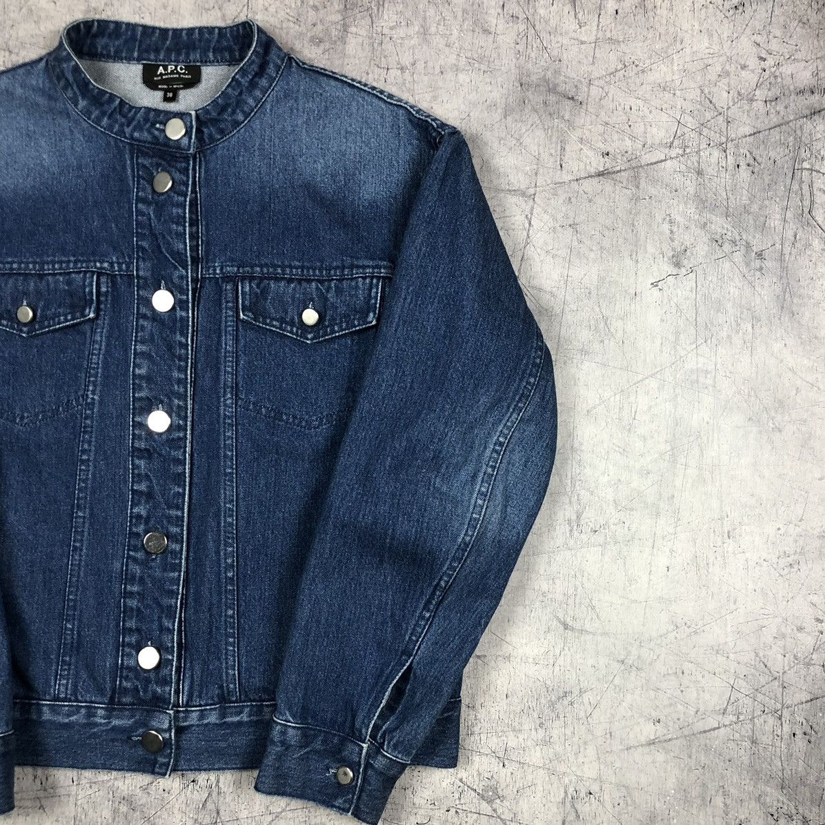 A.P.C. Vintage A.P.C. Paris France Designer Denim Jacket y2k crazy Size S / US 4 / IT 40 - 5 Thumbnail