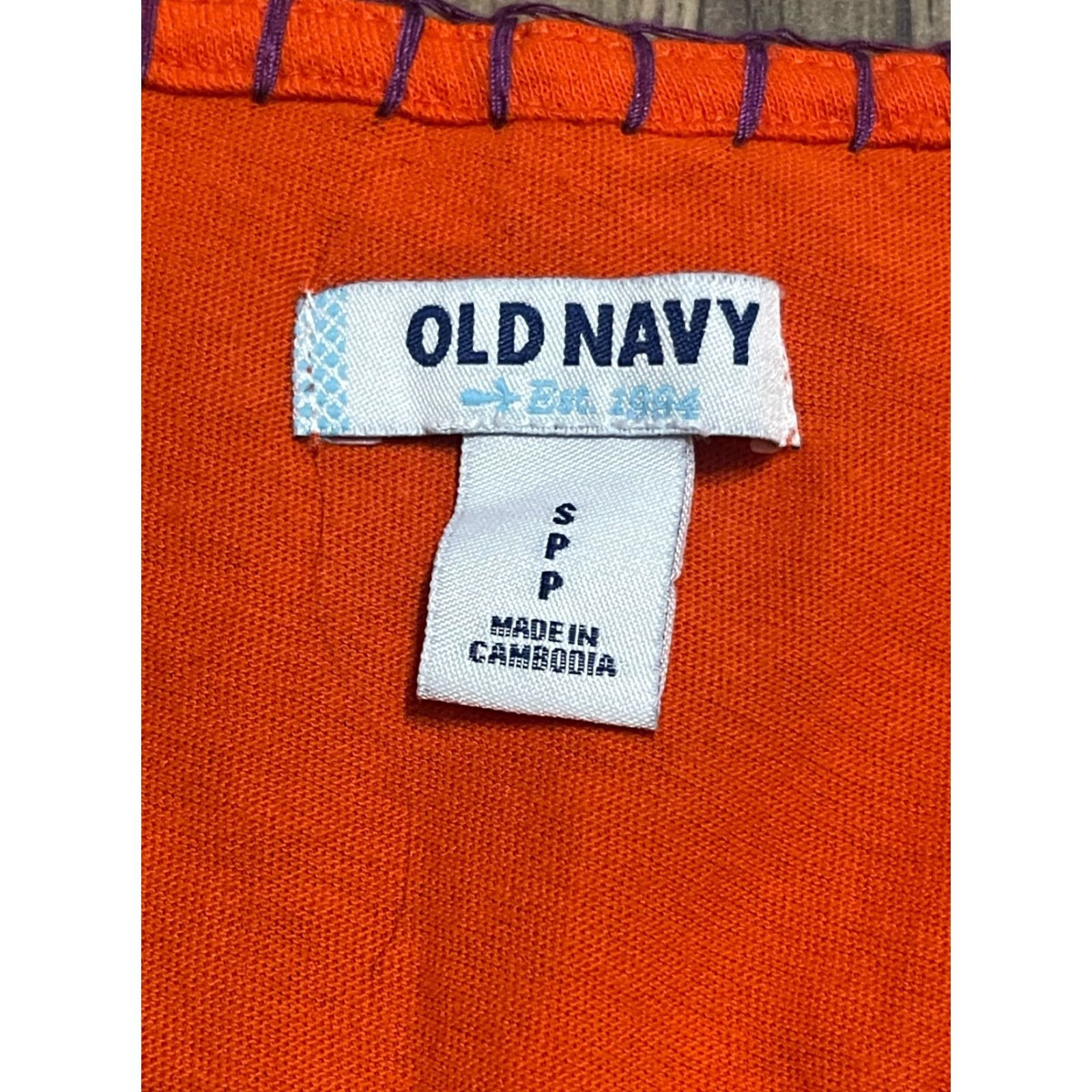 Old Navy Old Navy Tank Top Women S Sleeveless Purple Orange Tank Shirt Casual Summer Size S / US 4 / IT 40 - 6 Thumbnail