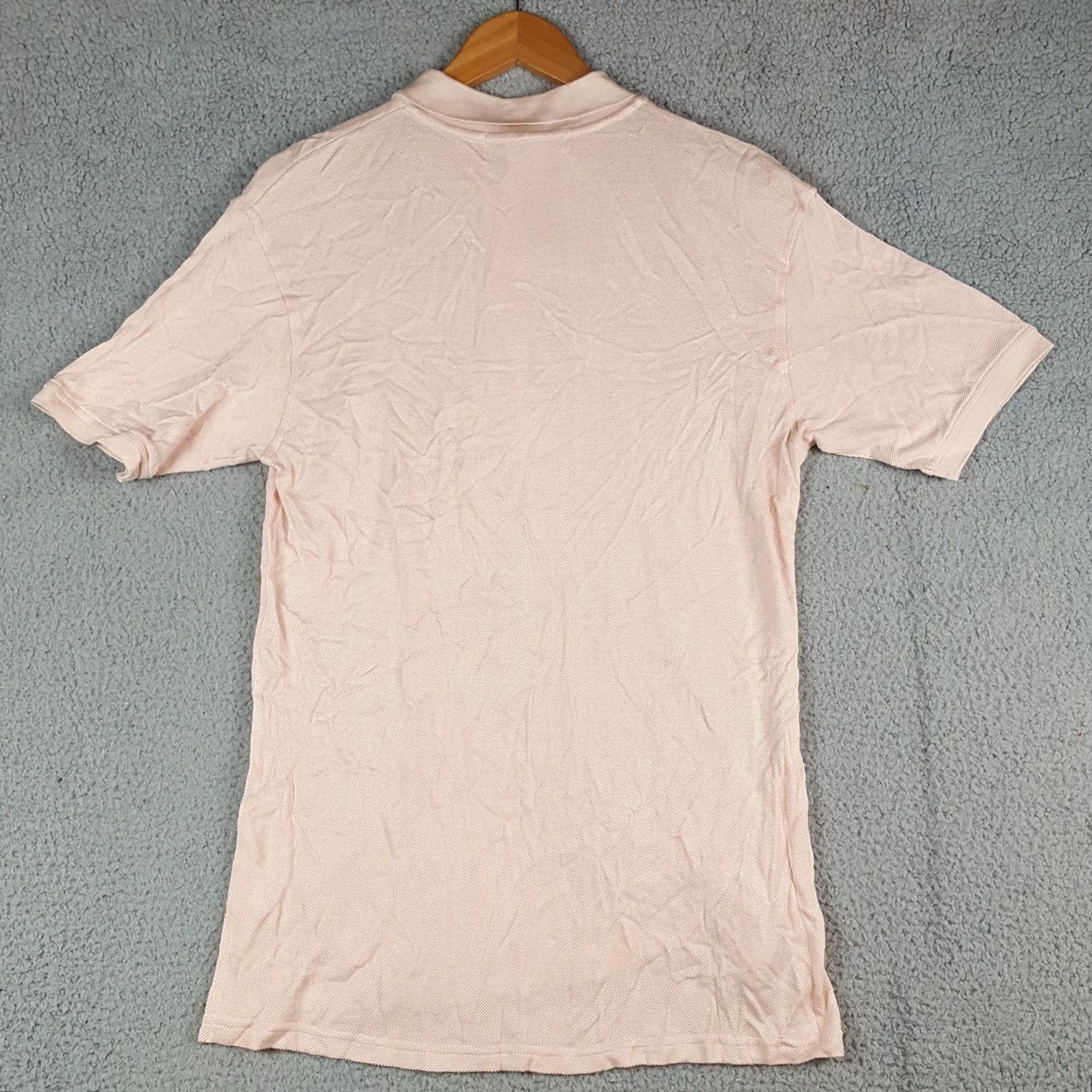 Vintage Pink Preppy 100% Silk Knit Collared Polo Women's Size L Pink Polo Shirt Silk Knit Collared Button Golf Shirt Alexa Sterling Size L / US 10 / IT 46 - 6 Thumbnail