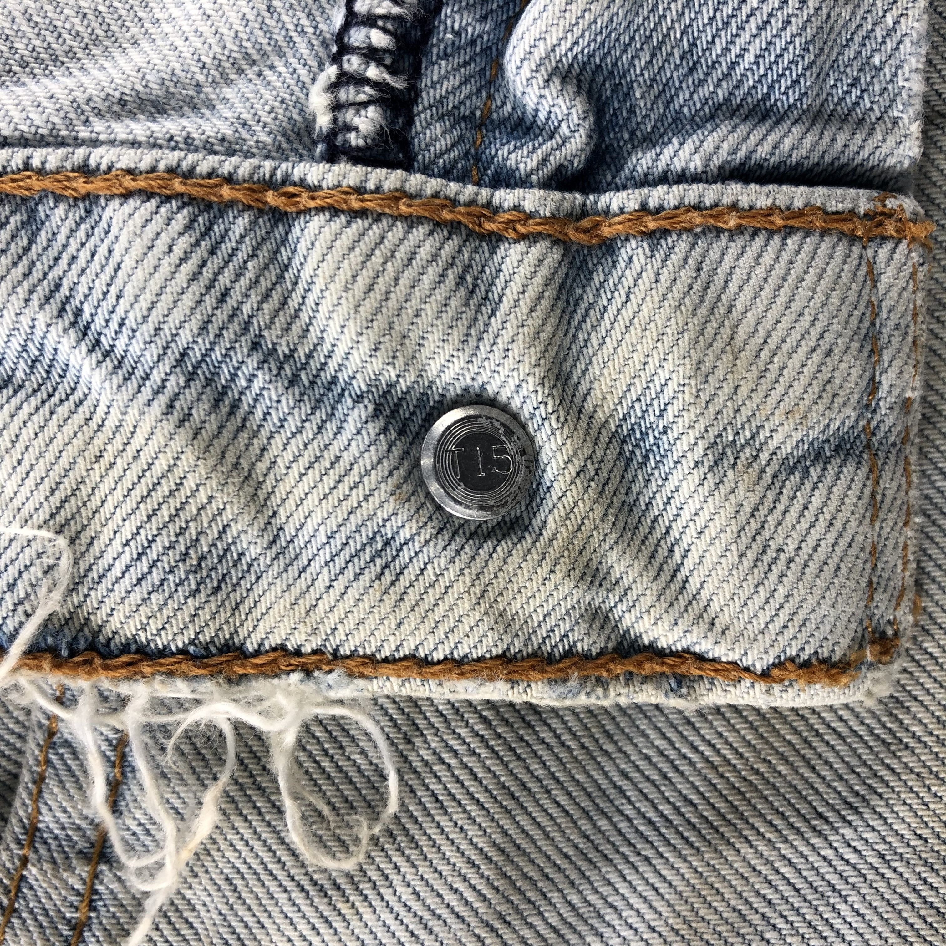 Levi's Vintage Distress Levis 506 Light Wash Jeans-J1287 Size US 31 - 8 Thumbnail