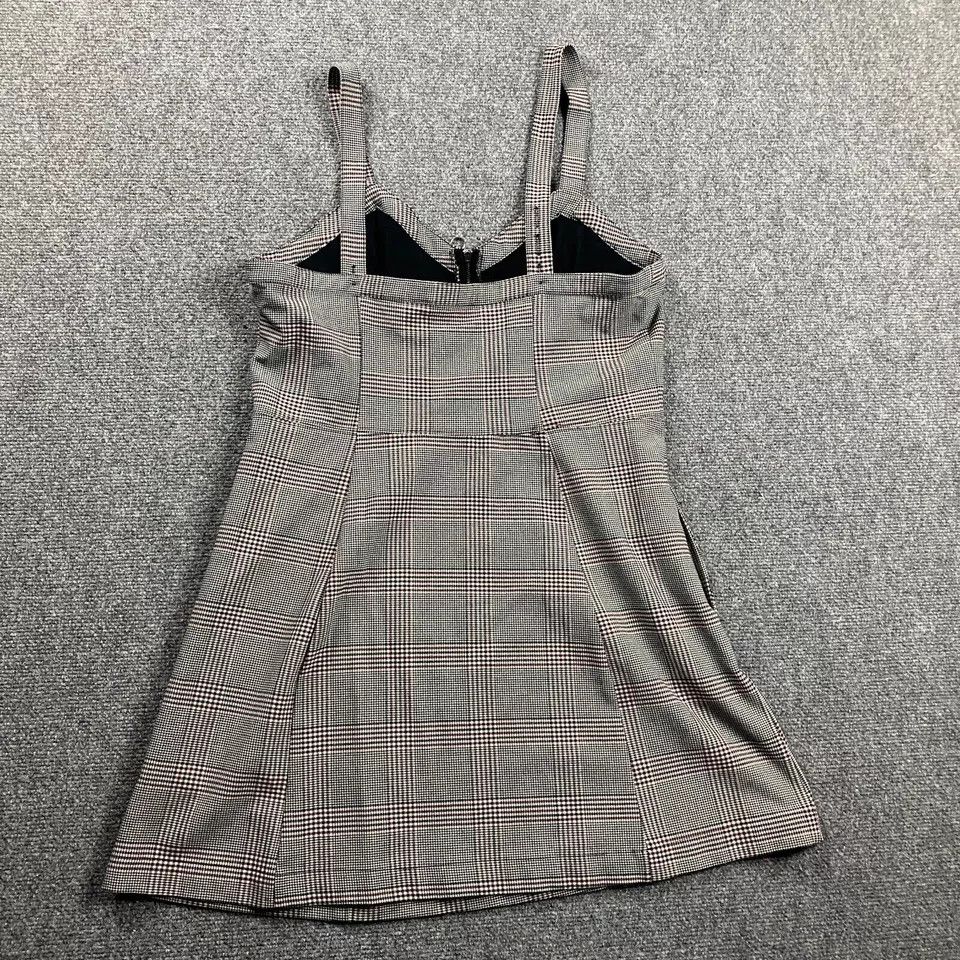 Abercrombie & Fitch Abercrombie & Fitch Dress Womens Large Midi Houndstooth Size L / US 10 / IT 46 - 6 Thumbnail