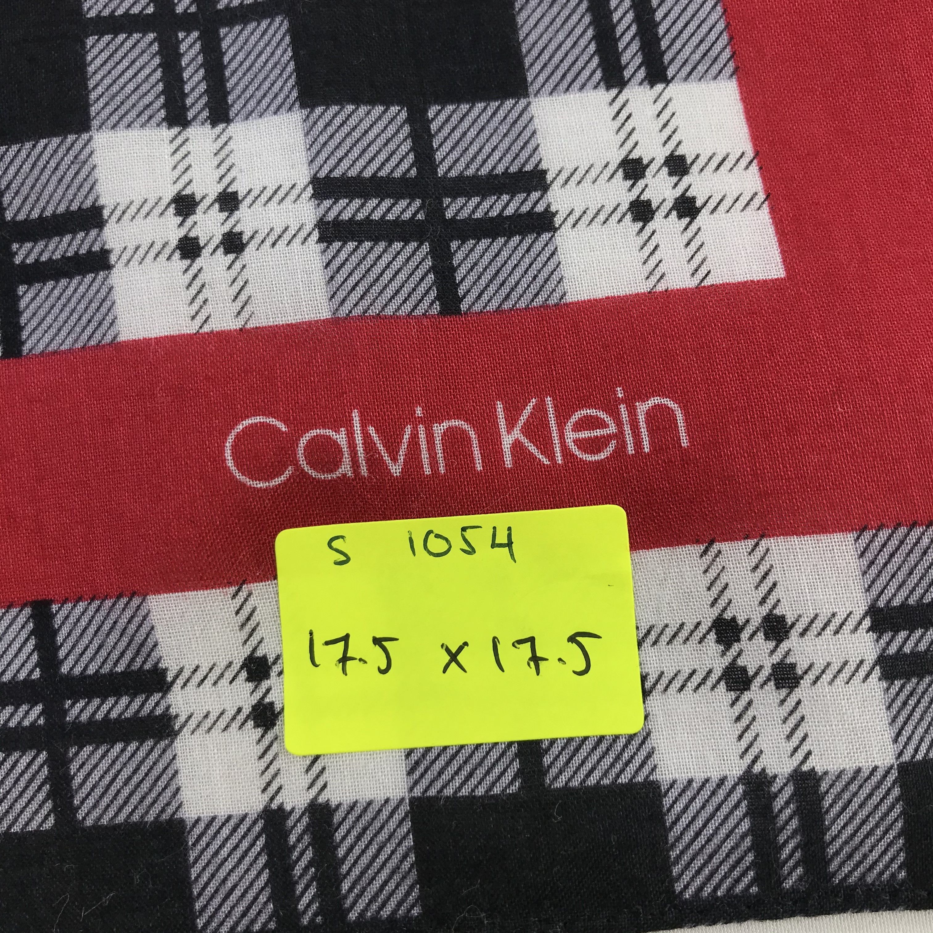 Calvin Klein × Vintage Calvin Klein Bandana / Handkerchief / Neckerchief - S1054 Size ONE SIZE - 5 Thumbnail