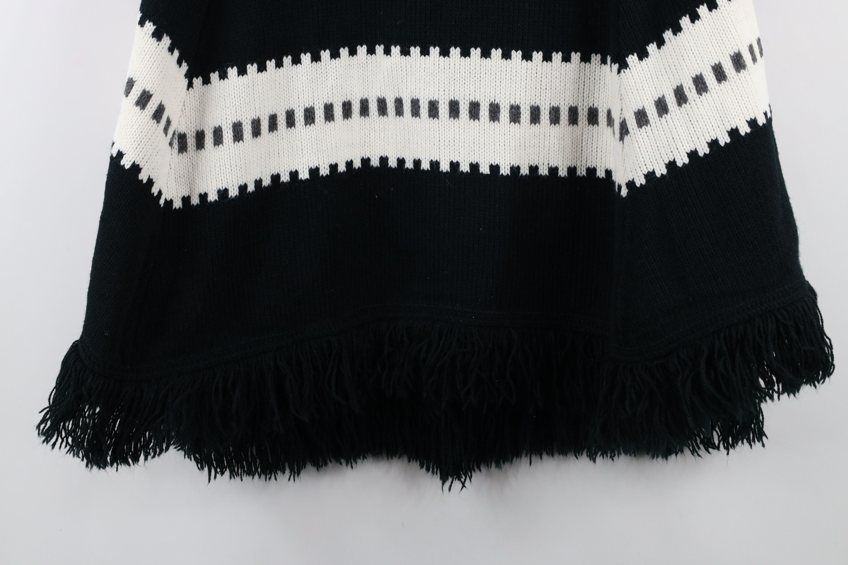 Vintage Vintage 60s 70s Boho Chic Mid Century Modern Sweater Cape Size ONE SIZE - 10 Thumbnail