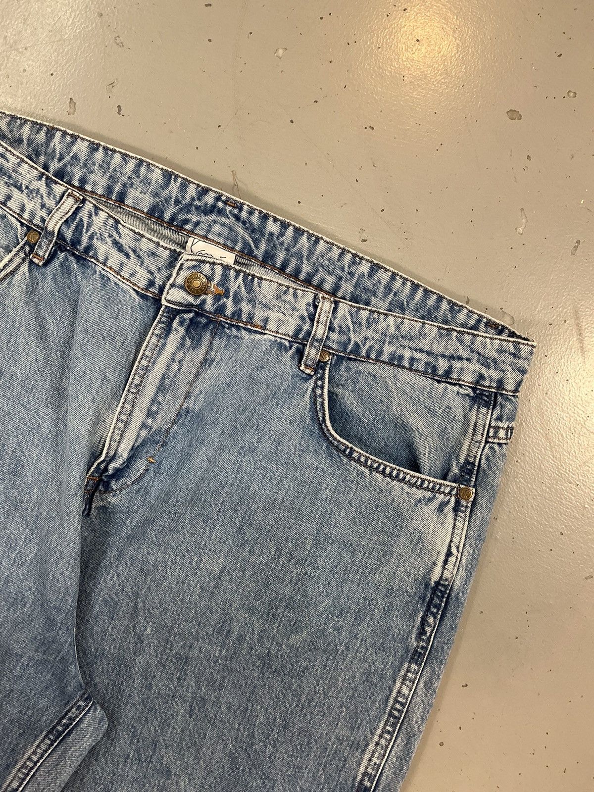 Karl Kani × Vintage Vintage Karl Kani SpellOut embroidered baggy fit denim Size US 42 / EU 58 - 6 Thumbnail