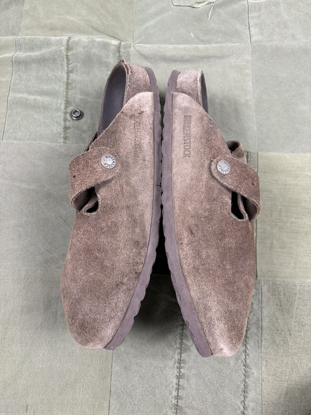 Birkenstock × Rick Owens Clog Suede Shoes Size US 8 / EU 41 - 3 Thumbnail