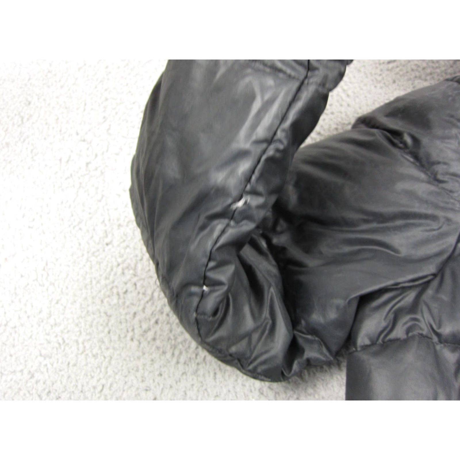 Nike VINTAGE Nike Jacket Womens L Black Puffer Fur Lined Down Feather Hoodie Size L / US 10 / IT 46 - 7 Thumbnail
