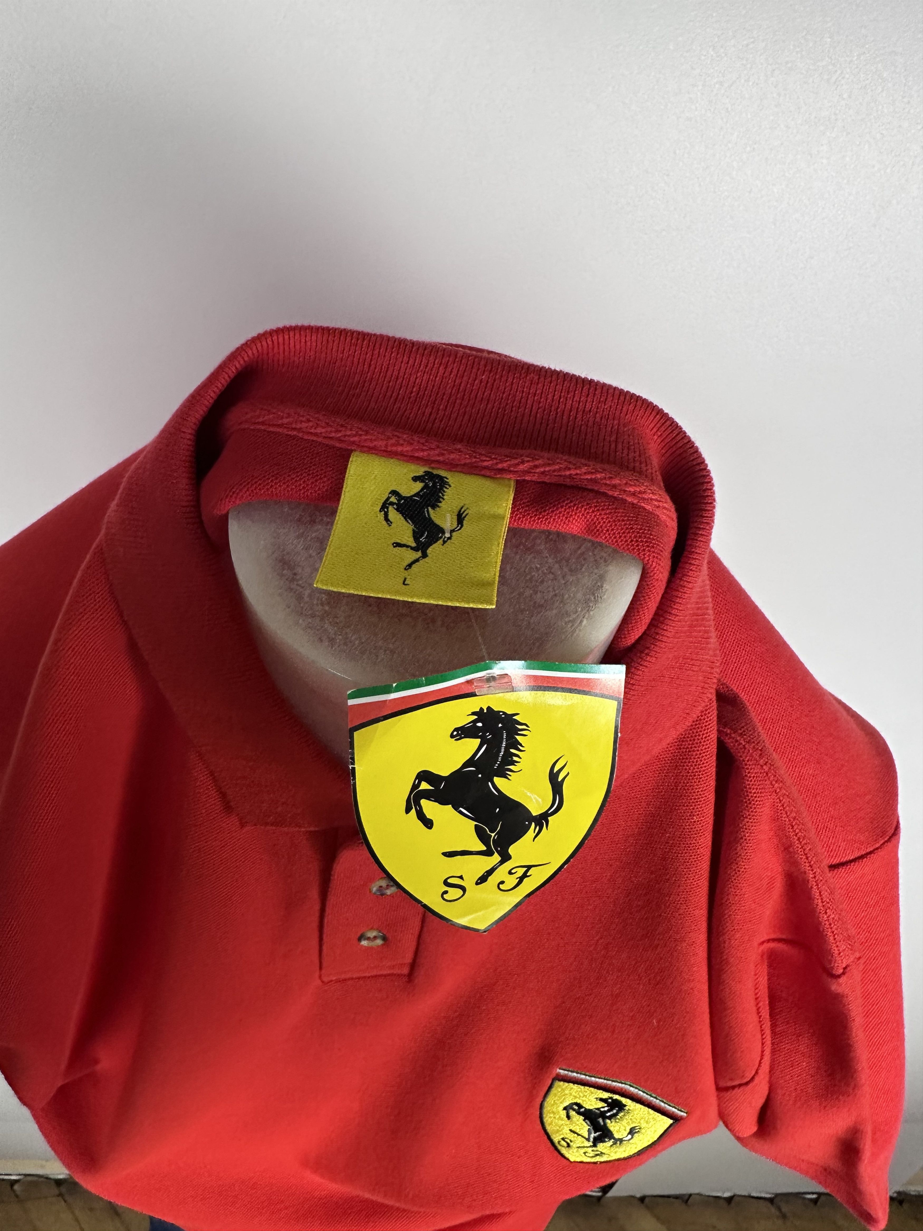 Ferrari × Vintage Vintage 1996 Ferrari Racing F1 Polo Shirt Formula 1 Red Size US L / EU 52-54 / 3 - 8 Thumbnail