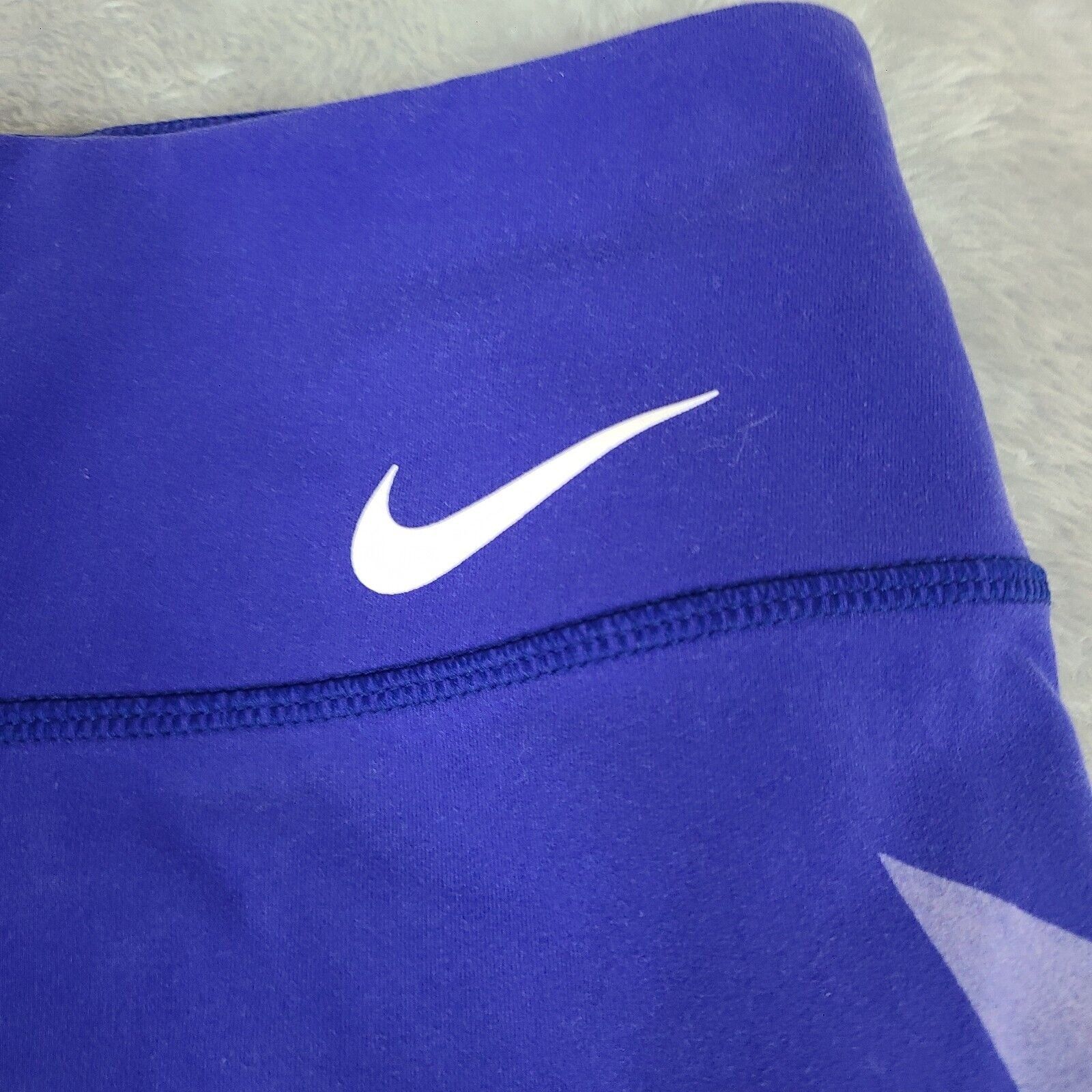 Nike Nike Activewear Leggings Women S Small Blue Geometric Capri Size 28" / US 6 / IT 42 - 4 Thumbnail