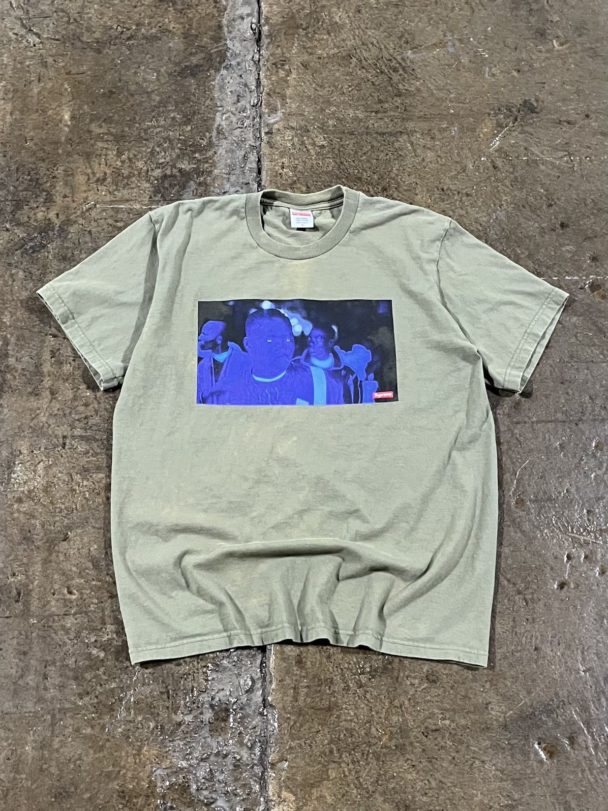 Pre-owned Supreme X Vintage Crazy Supreme 'america Eats Its Young' Streetwear Skater Tee In Green