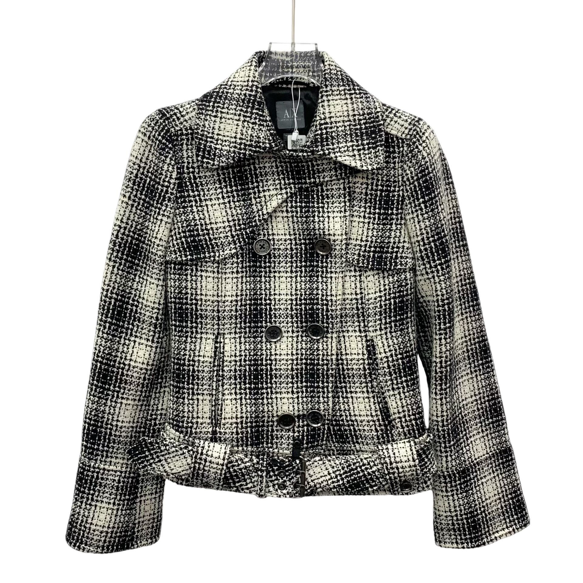 Armani Exchange Armani Exchange Plaid Double Breasted Jacket XS Size US XS / EU 42 / 0 - 1 Thumbnail