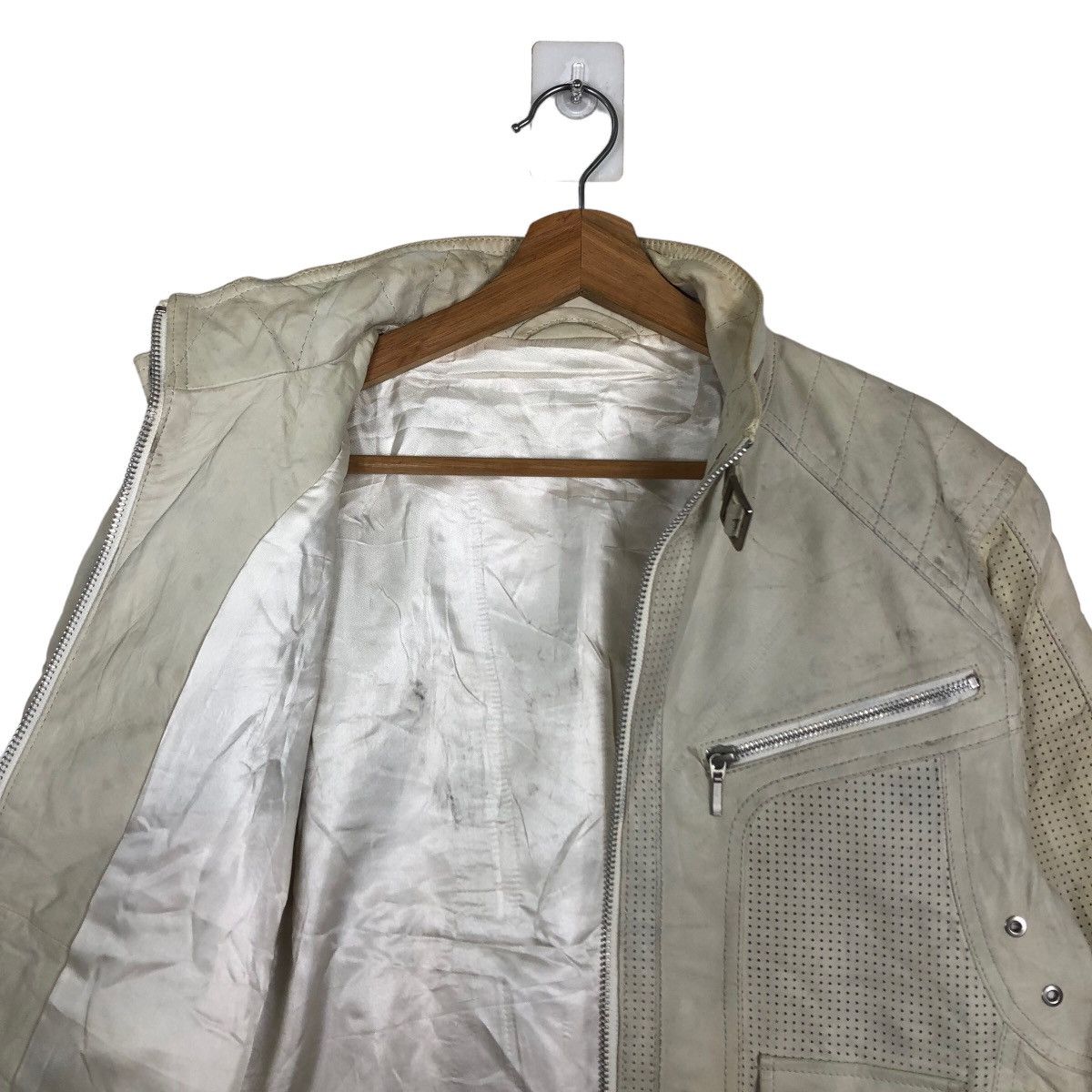 Japanese Brand 🔥Biker Jacket Genuine Leather Angee Bross Schott Perfecto Size US M / EU 48-50 / 2 - 10 Thumbnail