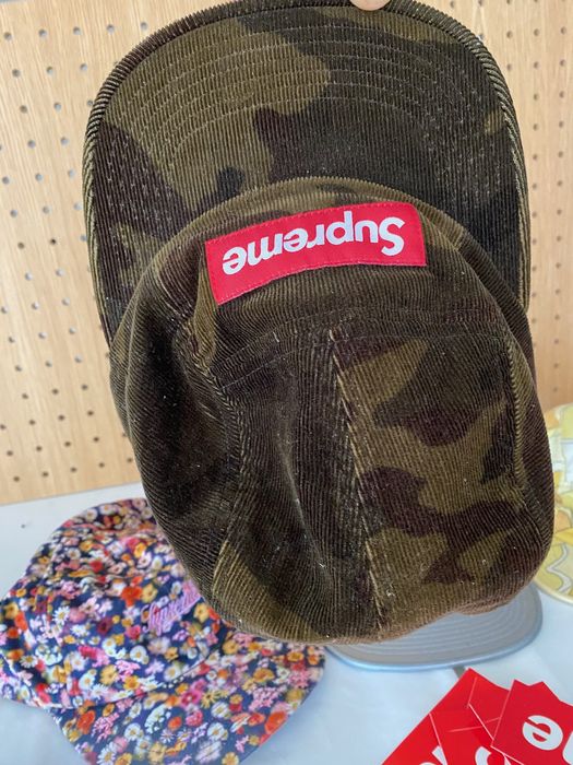 Supreme Supreme Corduroy Box Logo Camp Cap FW15 | Grailed