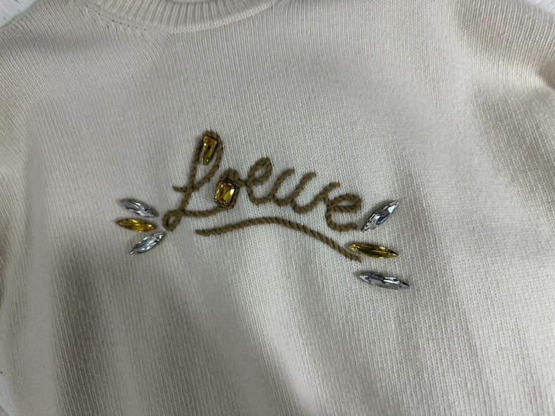 Loewe Loewe Gemstone sweater white Size M / US 6-8 / IT 42-44 - 1 Thumbnail