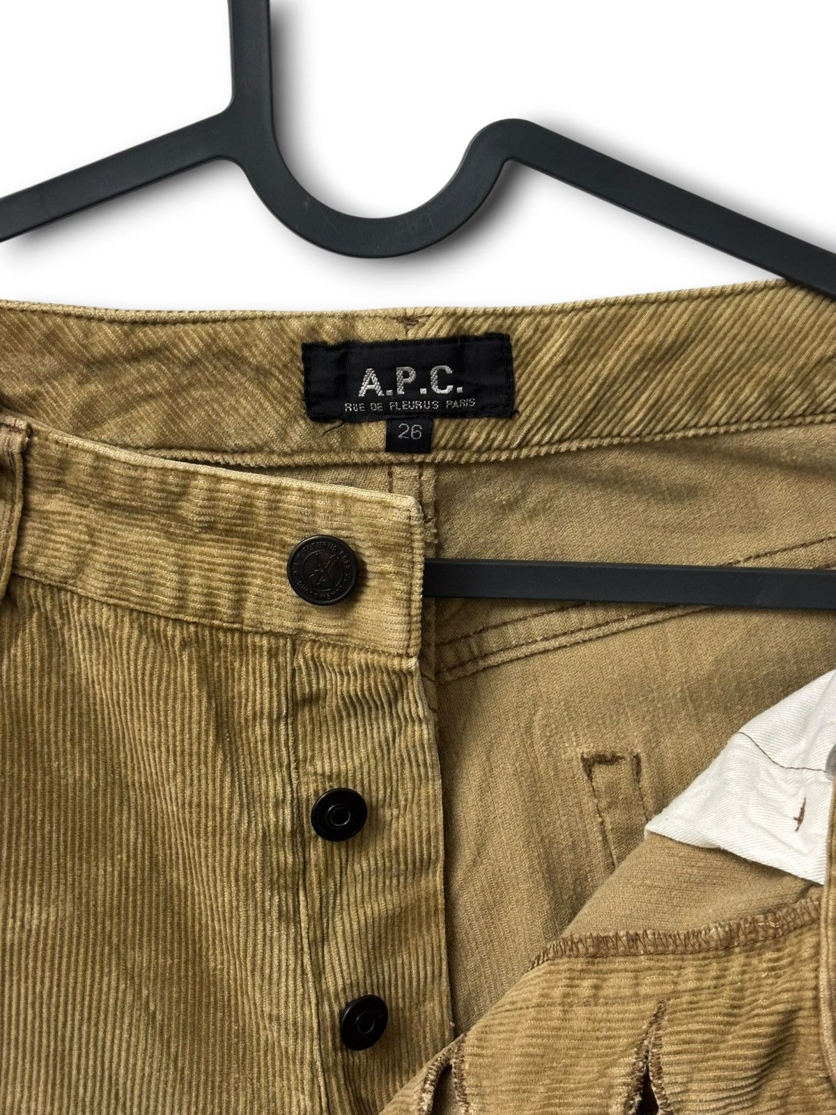 A.P.C. Vintage A.P.C. Rue De Fleurus Paris Corduroy Made In Japan Size US 29 - 5 Thumbnail