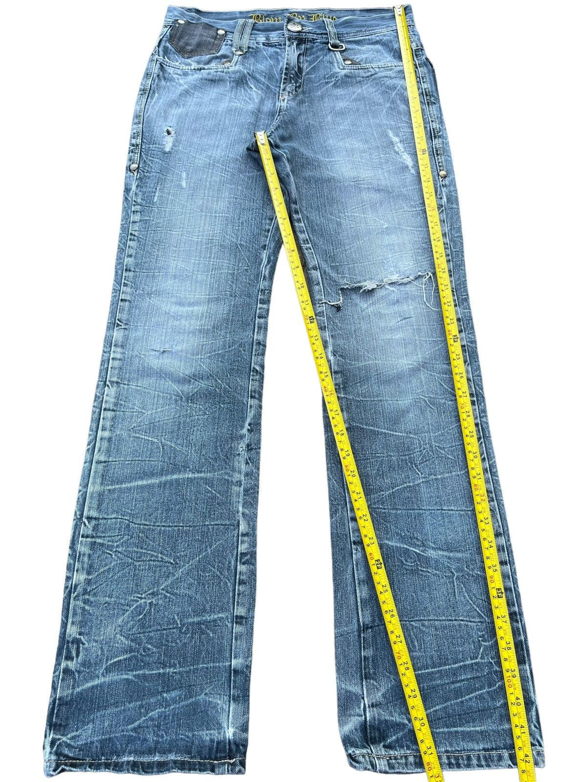 Japanese Brand × Seditionaries Vintage Japanese Brand Blow by Blue Punk Distressed Jeans Size US 31 - 16 Thumbnail