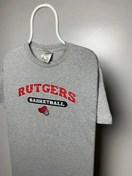 Adidas Adidas T-shirt vintage basketball Rutgers size M grey Size US M / EU 48-50 / 2 - 2 Thumbnail