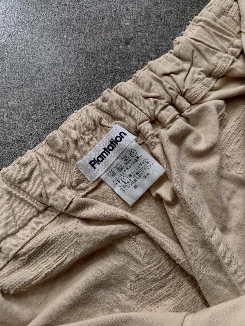 Issey Miyake FREE TAX! Plantation Scratches Effect Relaxed Pants Size US 31 - 8 Thumbnail