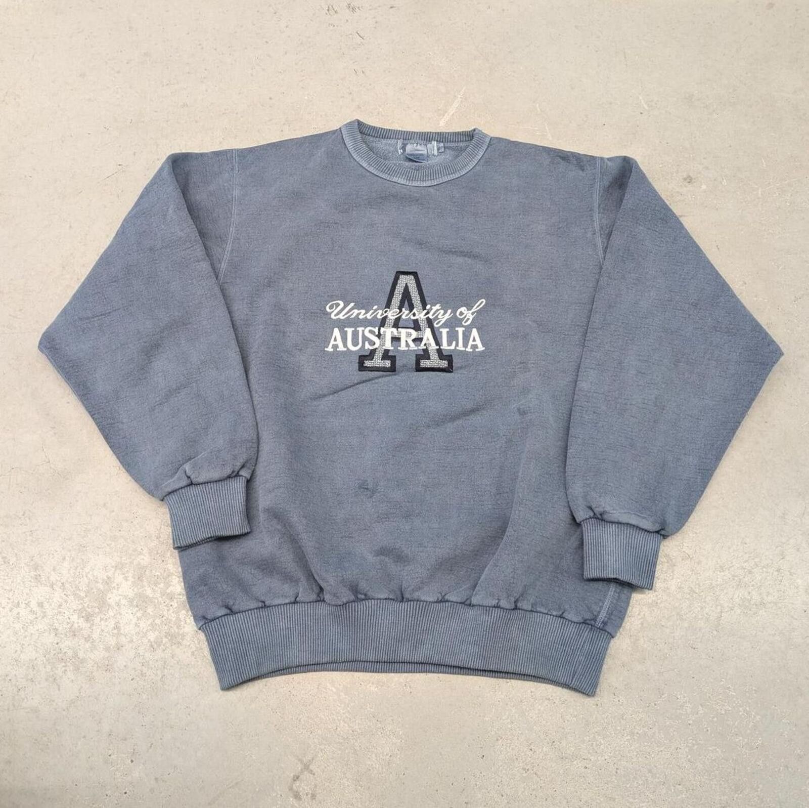 Vintage Vintage 90s University of Australia Powder Blue Sweater Size US XL / EU 56 / 4 - 1 Thumbnail