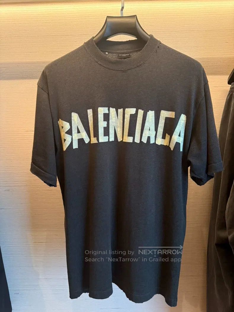 Balenciaga Balenciaga Explosive tape t-shirt Size US XS / EU 42 / 0 - 1 Thumbnail
