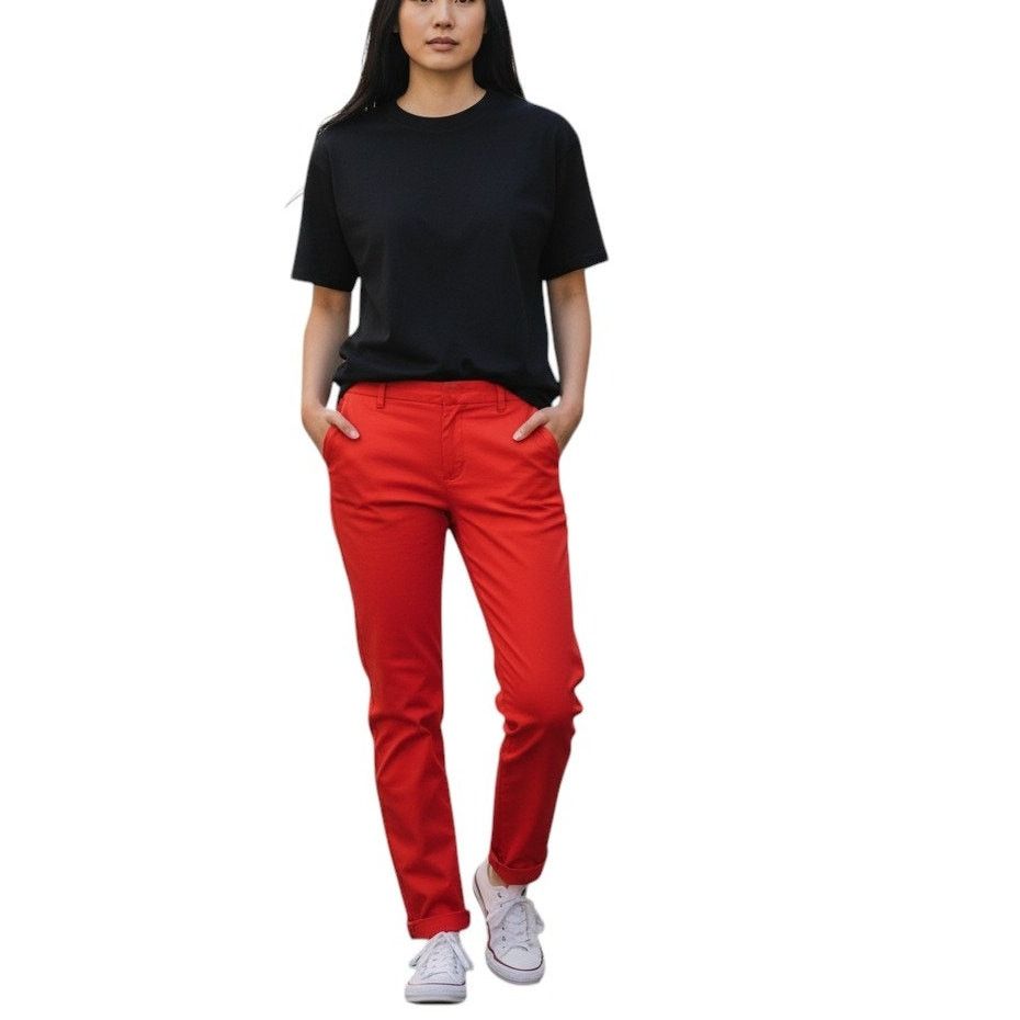 Boden Boden Richmond Pants Trousers Size 6L / 6 Long Bright Coral Size 28" / US 6 / IT 42 - 3 Thumbnail