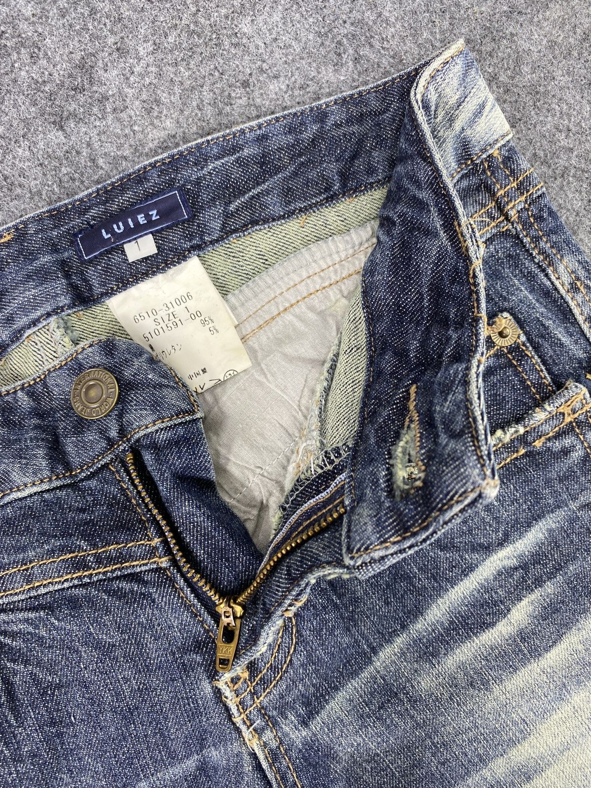 Japanese Brand × Jean Japanese Brand Luiez Wash Jeans - J1062 Size 28" / US 6 / IT 42 - 7 Thumbnail