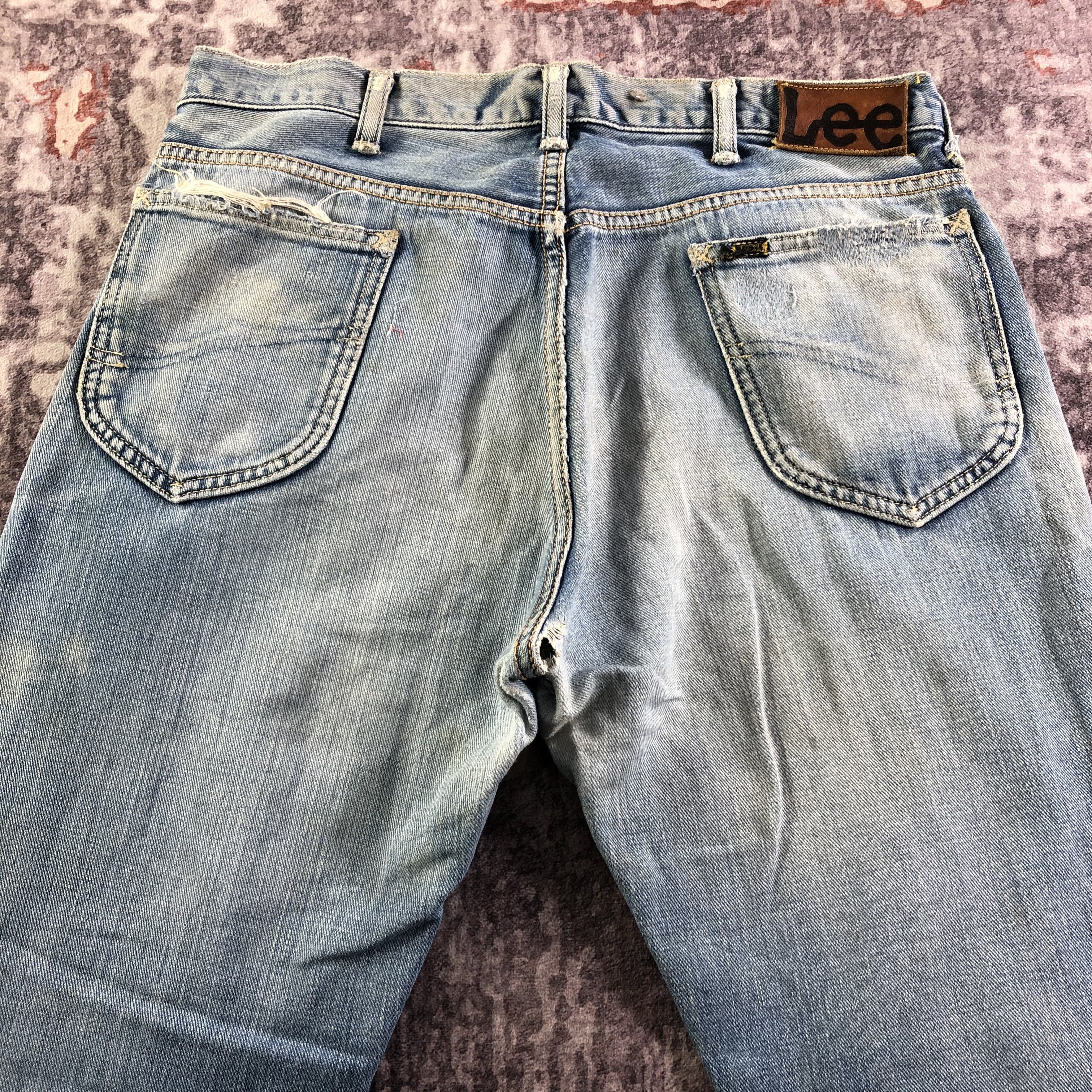 Lee Vintage Blue Wash Lee Selvedge Jeans-JM3660 Size US 33 - 5 Thumbnail