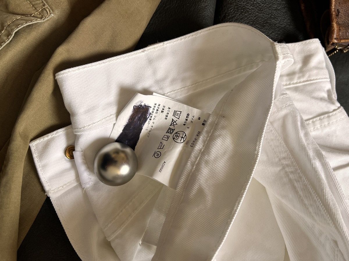 Carhartt × Junya Watanabe Junya Watanabe Carhartt Work White Denik Pants Joggers Size US 30 / EU 46 - 10 Thumbnail