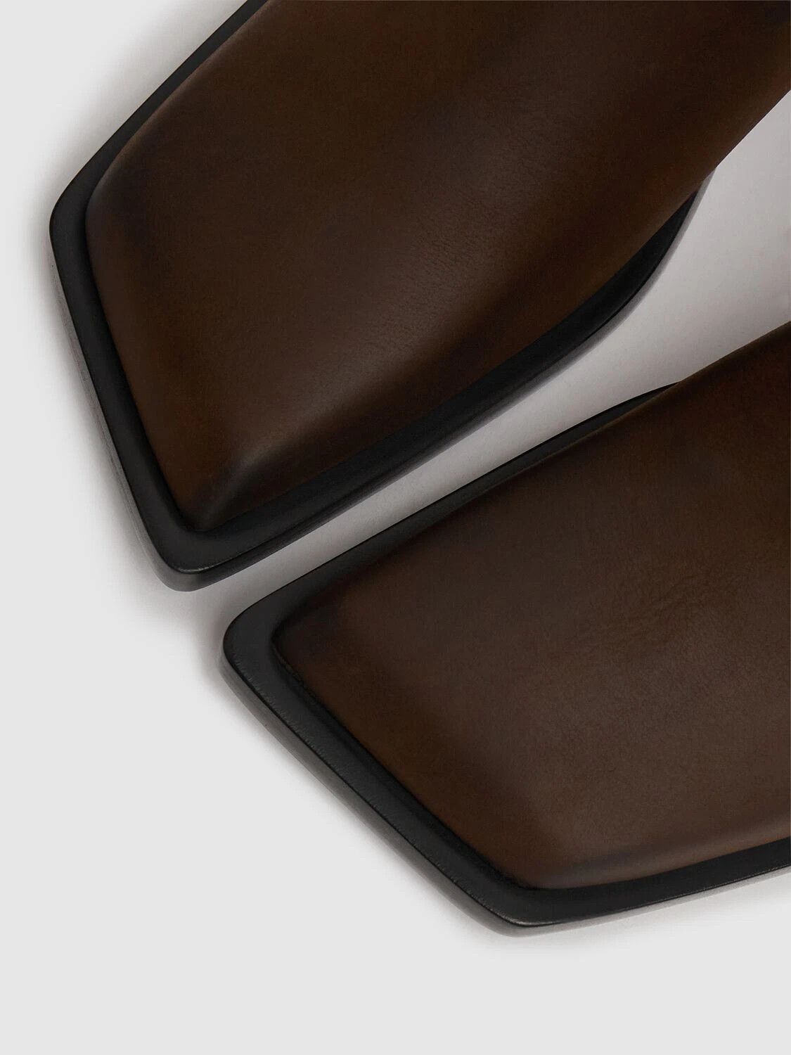 AMINA MUADDI Chiara 40 Brown Leather Chelsea Boots New