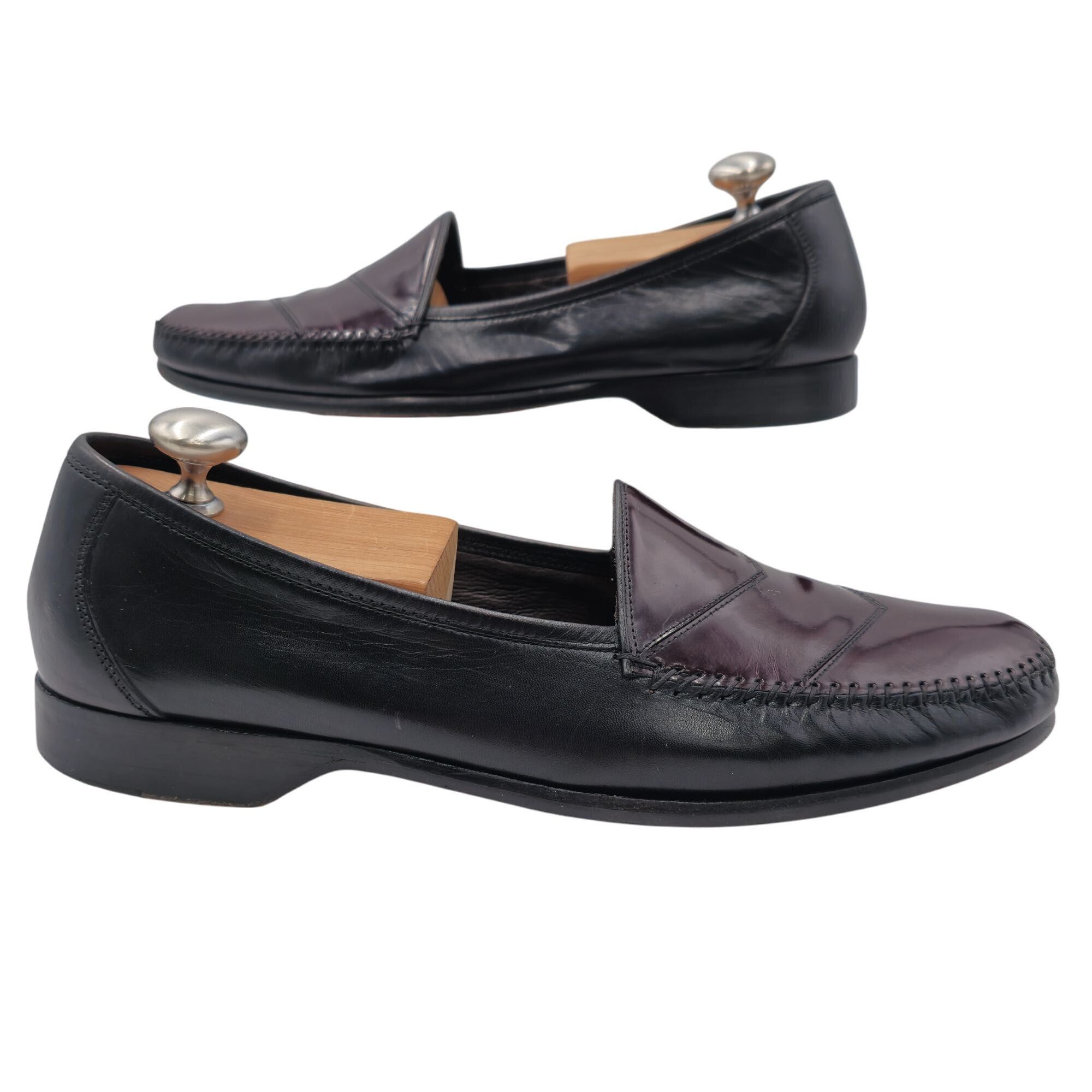 Bragano Vintage Bragano Cole Haan Italy Men 11.5 Brown Black Leather Size US 11.5 / EU 44-45 - 4 Thumbnail