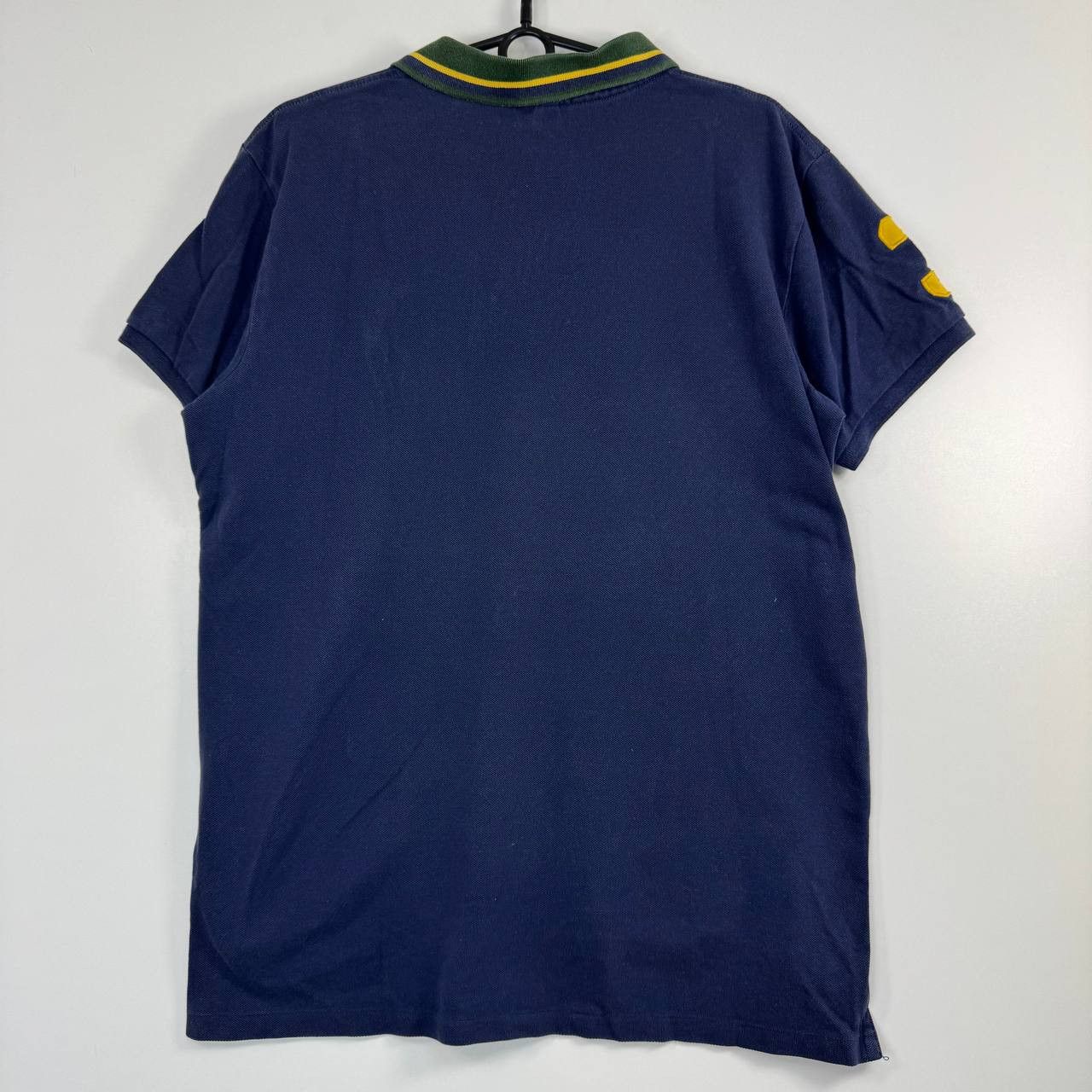 Polo Ralph Lauren Polo Ralph Lauren Big Pony Polo Shirt Navy Yellow Mens L Size US L / EU 52-54 / 3 - 8 Thumbnail