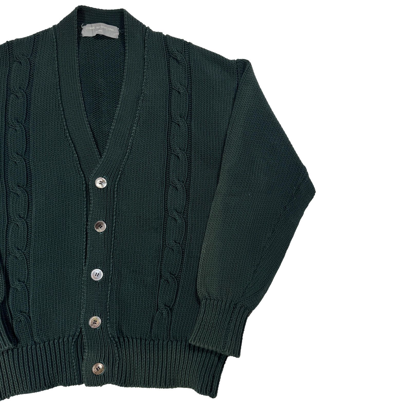 Comme des Garcons Comme des Garcons Homme Knit Cardigan Sweater Size ONE SIZE - 3 Thumbnail