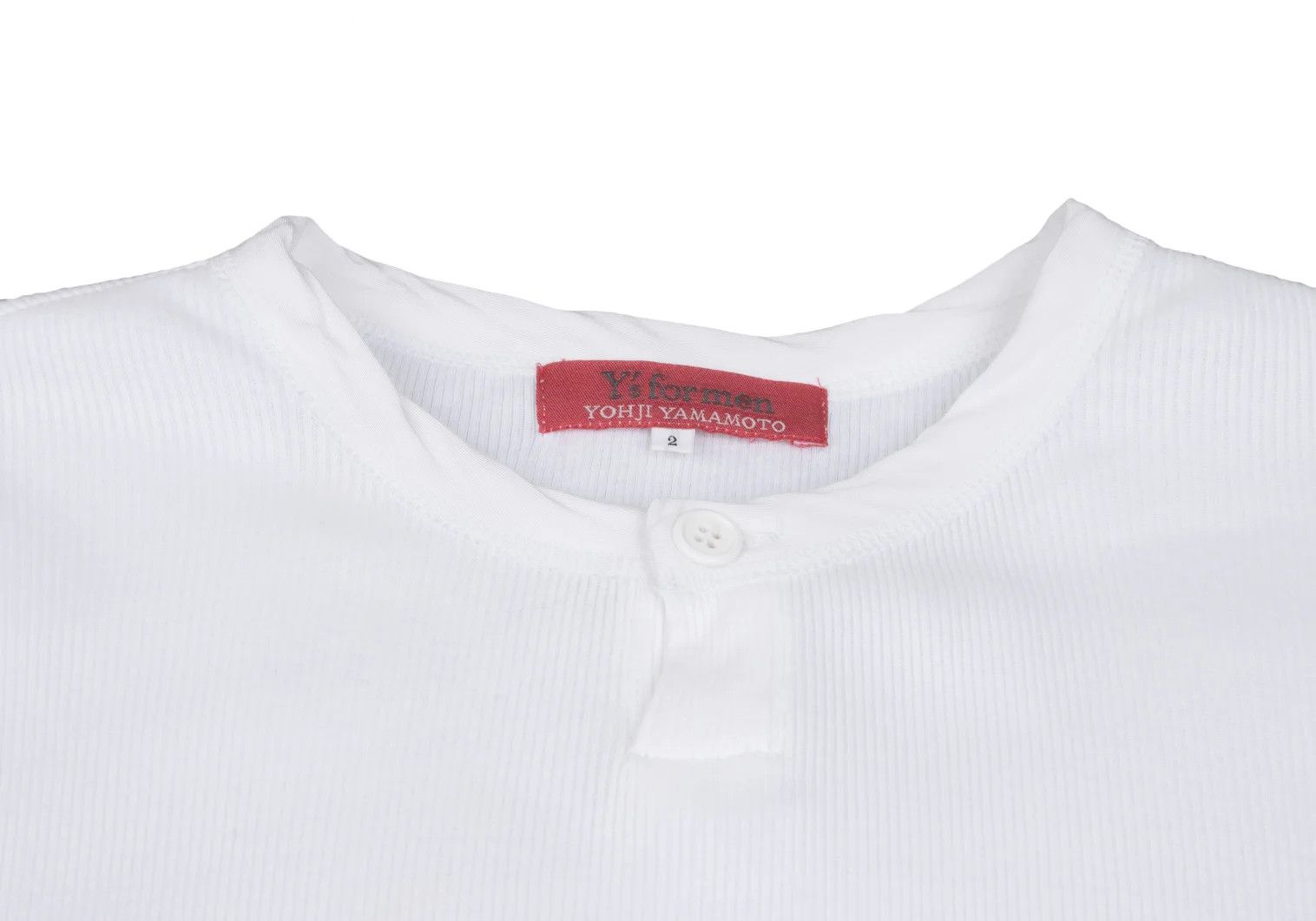 Jean Paul Gaultier Cotton Rib T-Shirt with Hem Detail in White Size US S / EU 44-46 / 1 - 4 Thumbnail