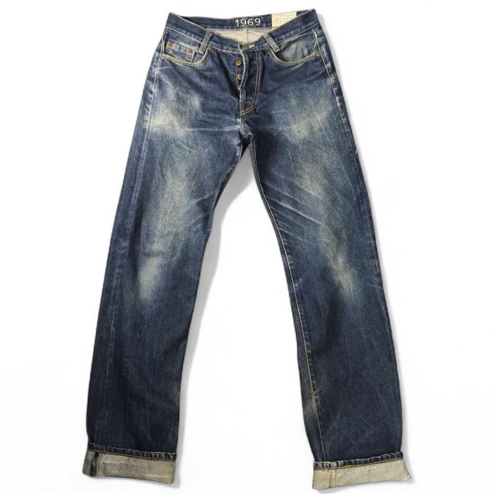 Denim & Co. 90s Gap S102571 Blue Denim Pants Made in Italy W31 L34 Size US 31 - 1 Thumbnail