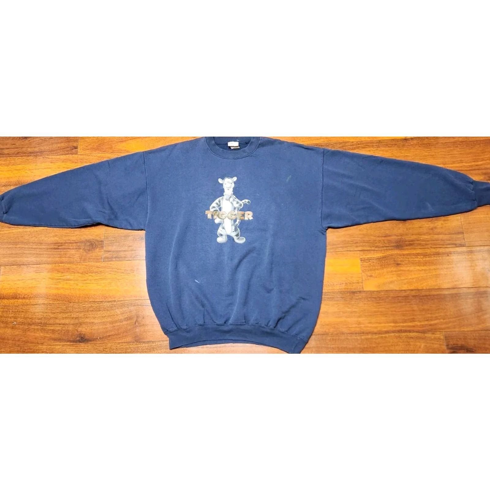 Disney Disney Disney Store TIGGER Sweatshirt Mens XL Blue Pullover Winnie The Pooh VTG Sweater Shirts Size US XL / EU 56 / 4 - 5 Thumbnail