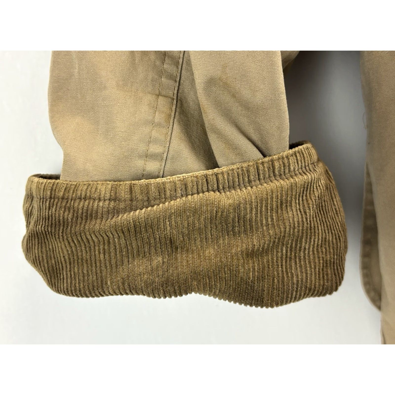 J.Crew VINTAGE J.CREW Chore Coat Mens XLT Regular Flannel Lined Cotton Barn Oarsman Brown Button Size US XL / EU 56 / 4 - 4 Thumbnail