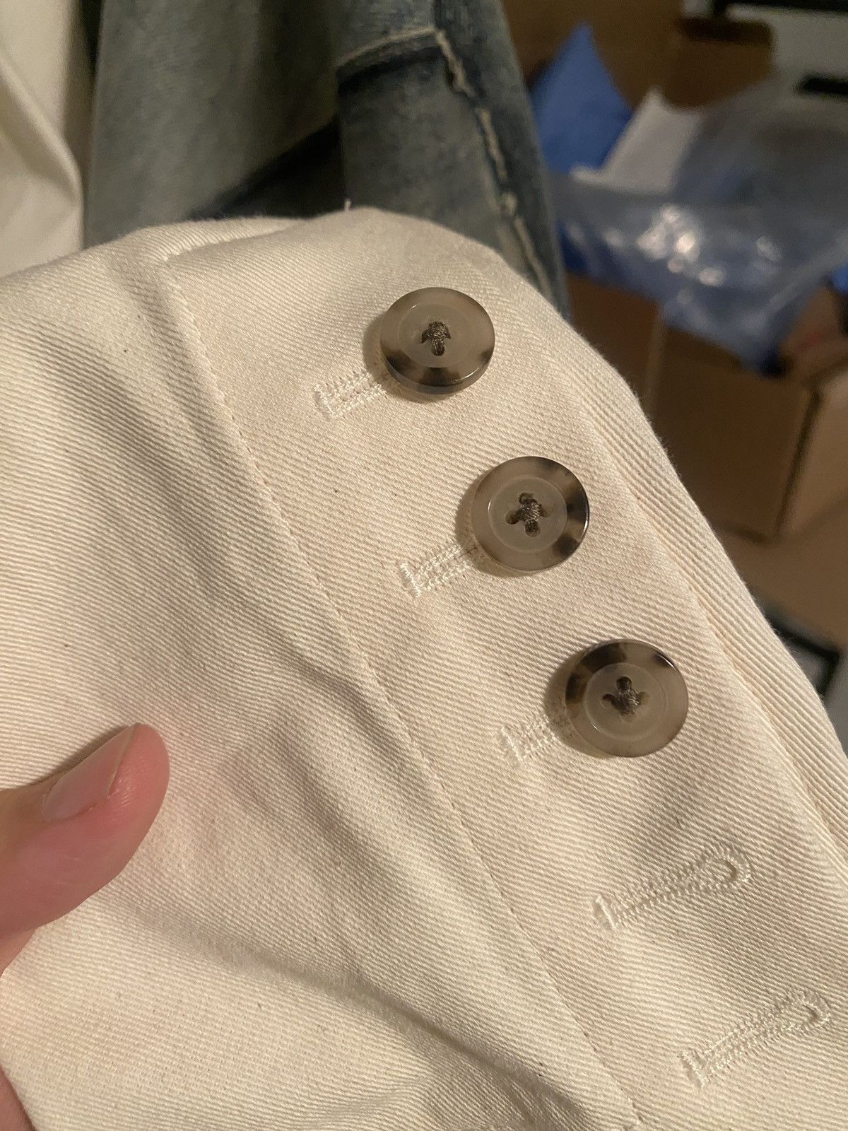 Rick Owens Rick Owens fogachine lido patchwork single-breasted blazer Size 48R - 7 Thumbnail
