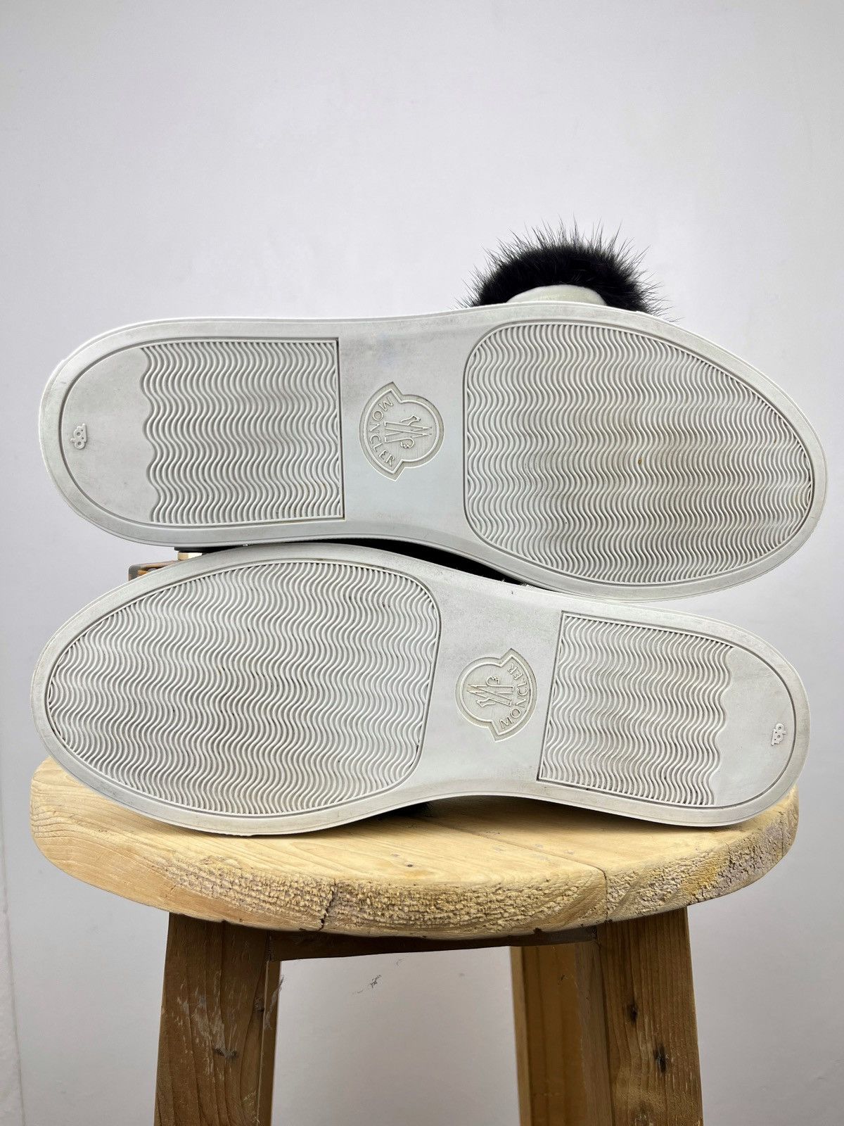 Moncler Leather Mink Furr Strap Size US 9 / IT 39 - 7 Thumbnail