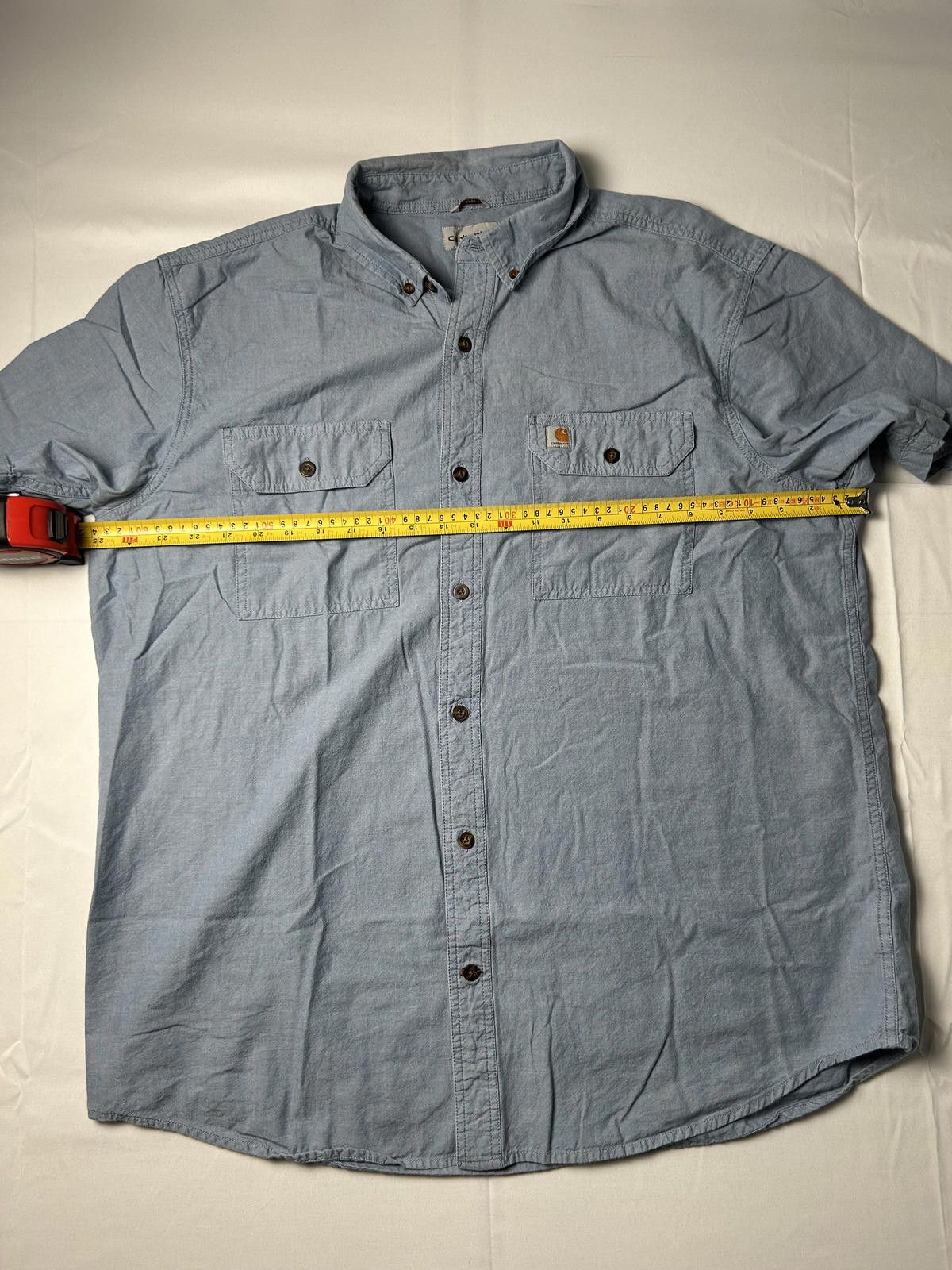 Carhartt Carhartt Pocket Shirt Heavyweight Overshirt Workwear Blue Size US XL / EU 56 / 4 - 6 Thumbnail